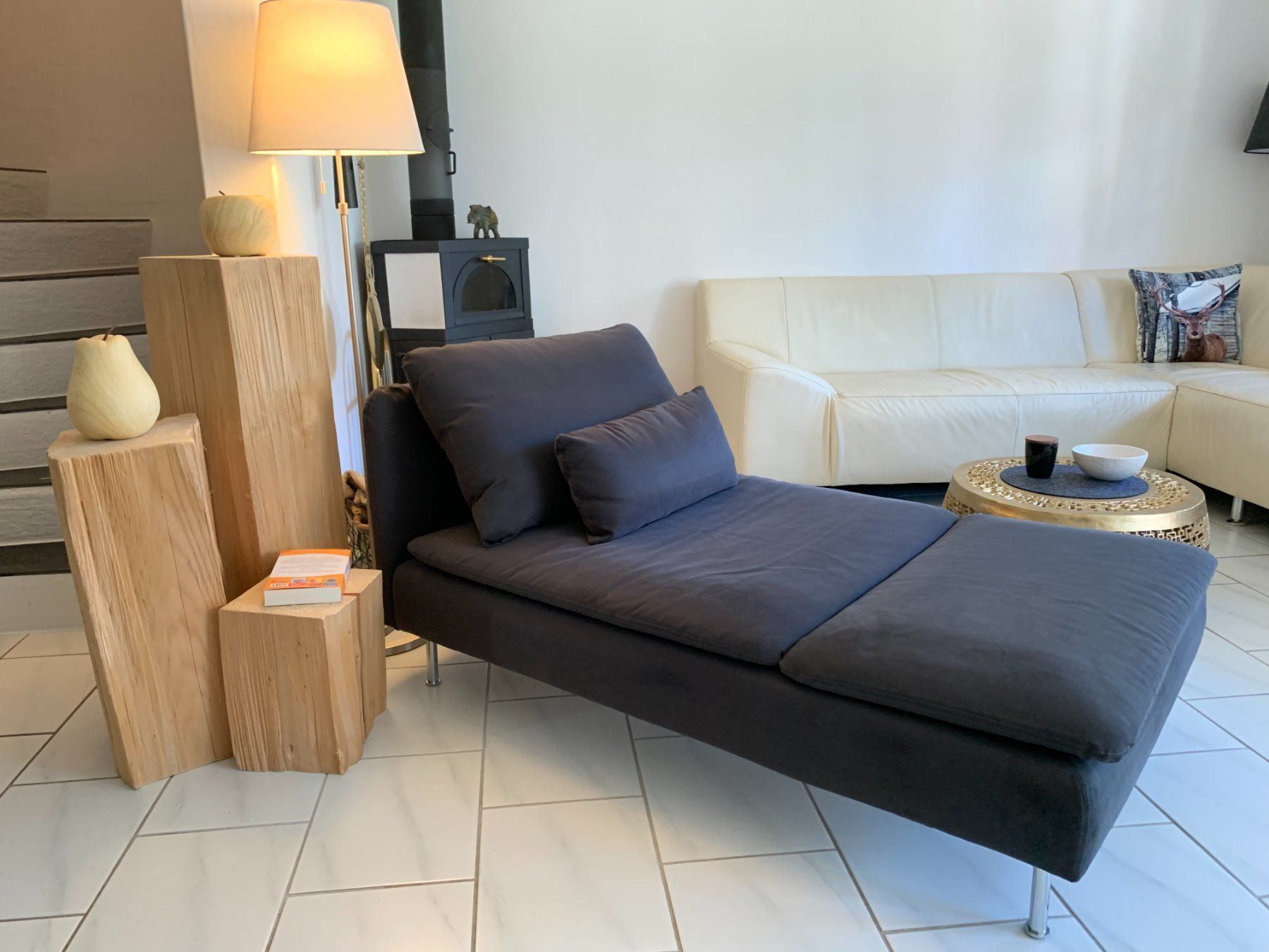 SÖDERHAM Liege Sofa Récamiere dunkelgrau | Kaufen auf Ricardo