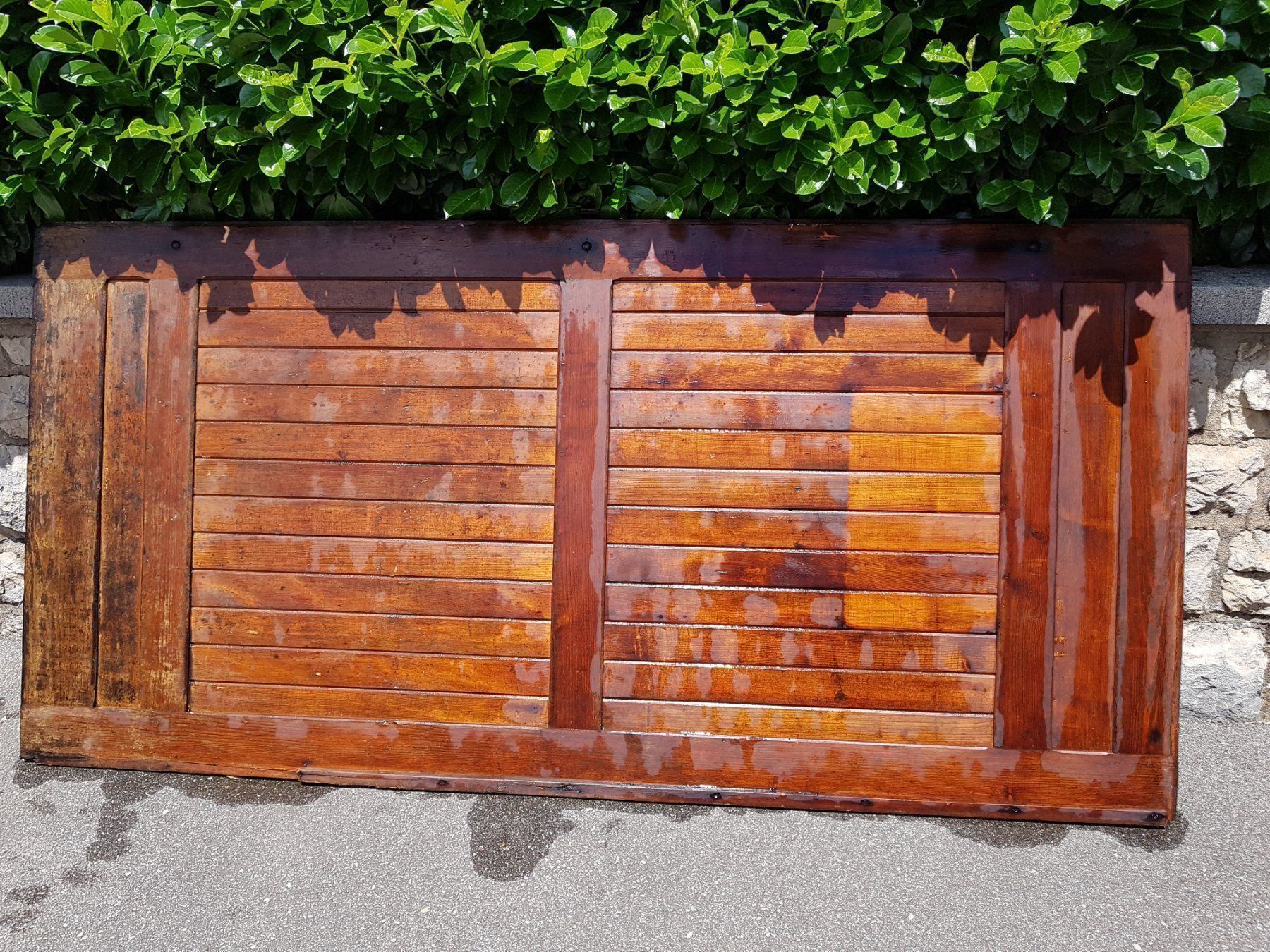 2 Garagentore in Holz, von 1944 | Kaufen auf Ricardo