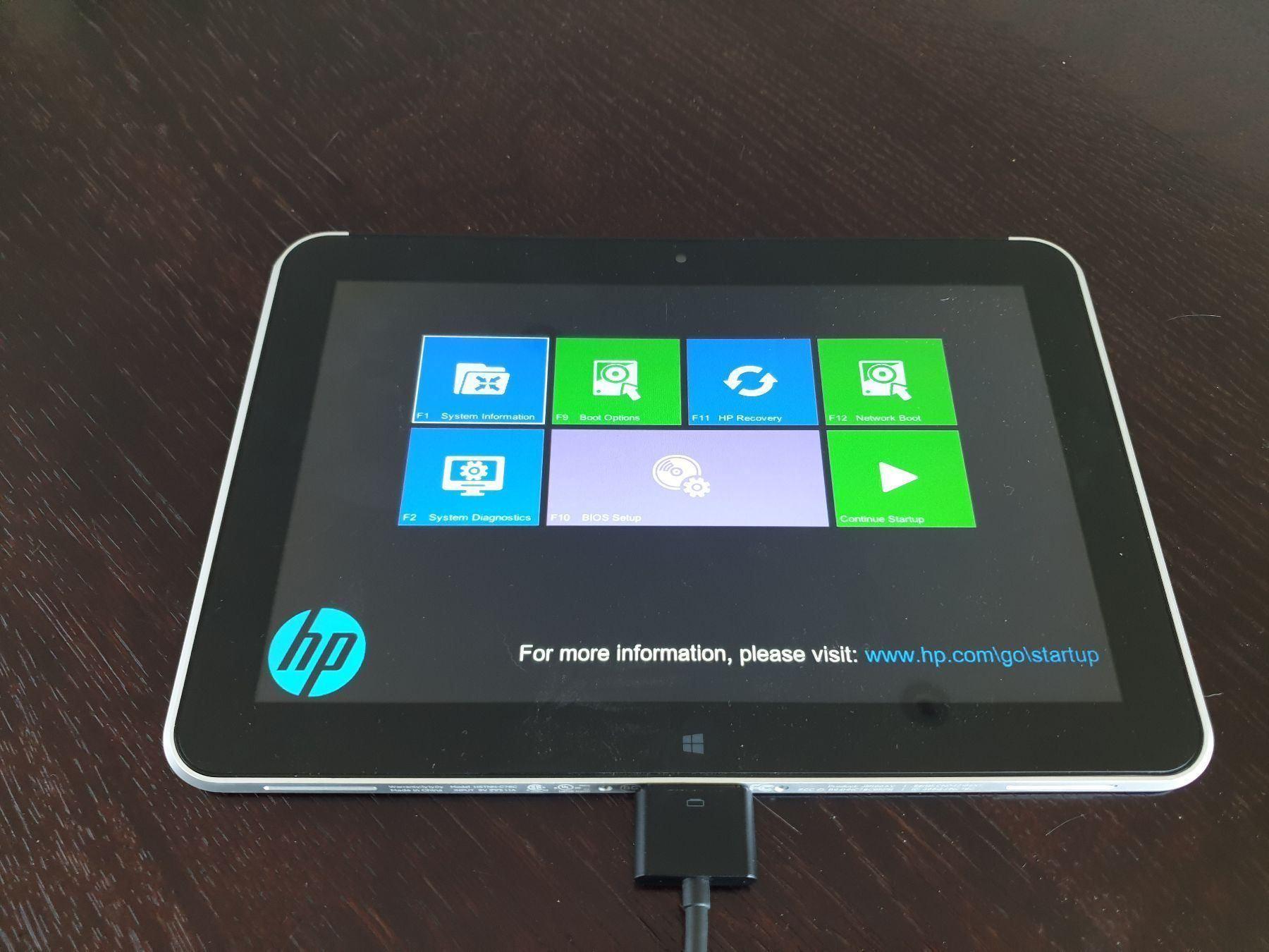 Hp elitepad 1000 g2 установка windows 10