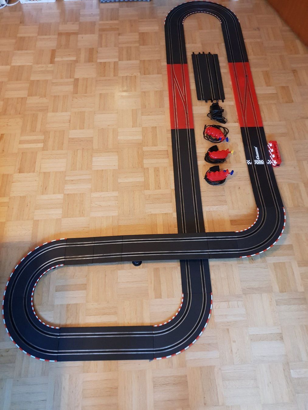 30x Reifenstapel Für Carrera Hybrid, GO & Sturmkind – Rot & Weiß