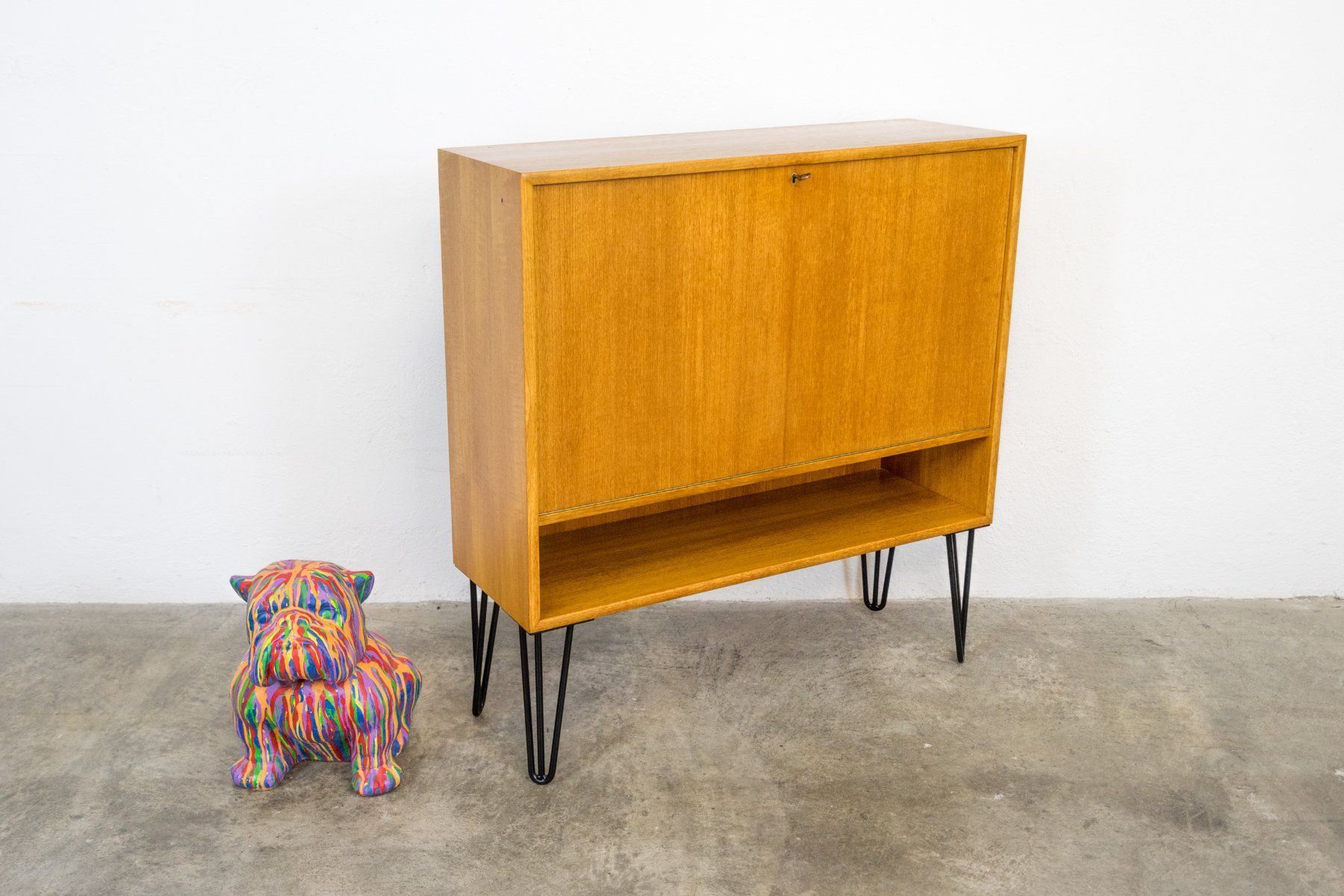 Wk Mobel Highboard Teak 60er Jahre Kaufen Auf Ricardo