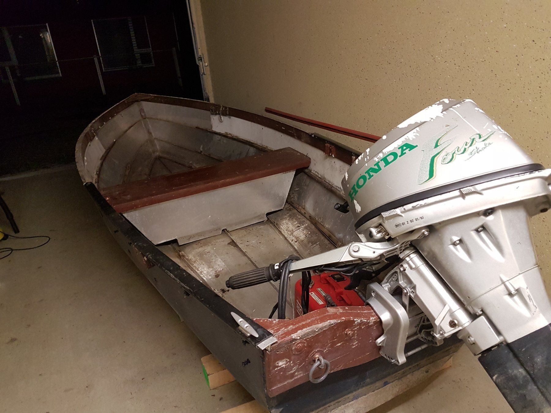 Alu Boot Mit 8ps Honda Motor Kaufen Auf Ricardo