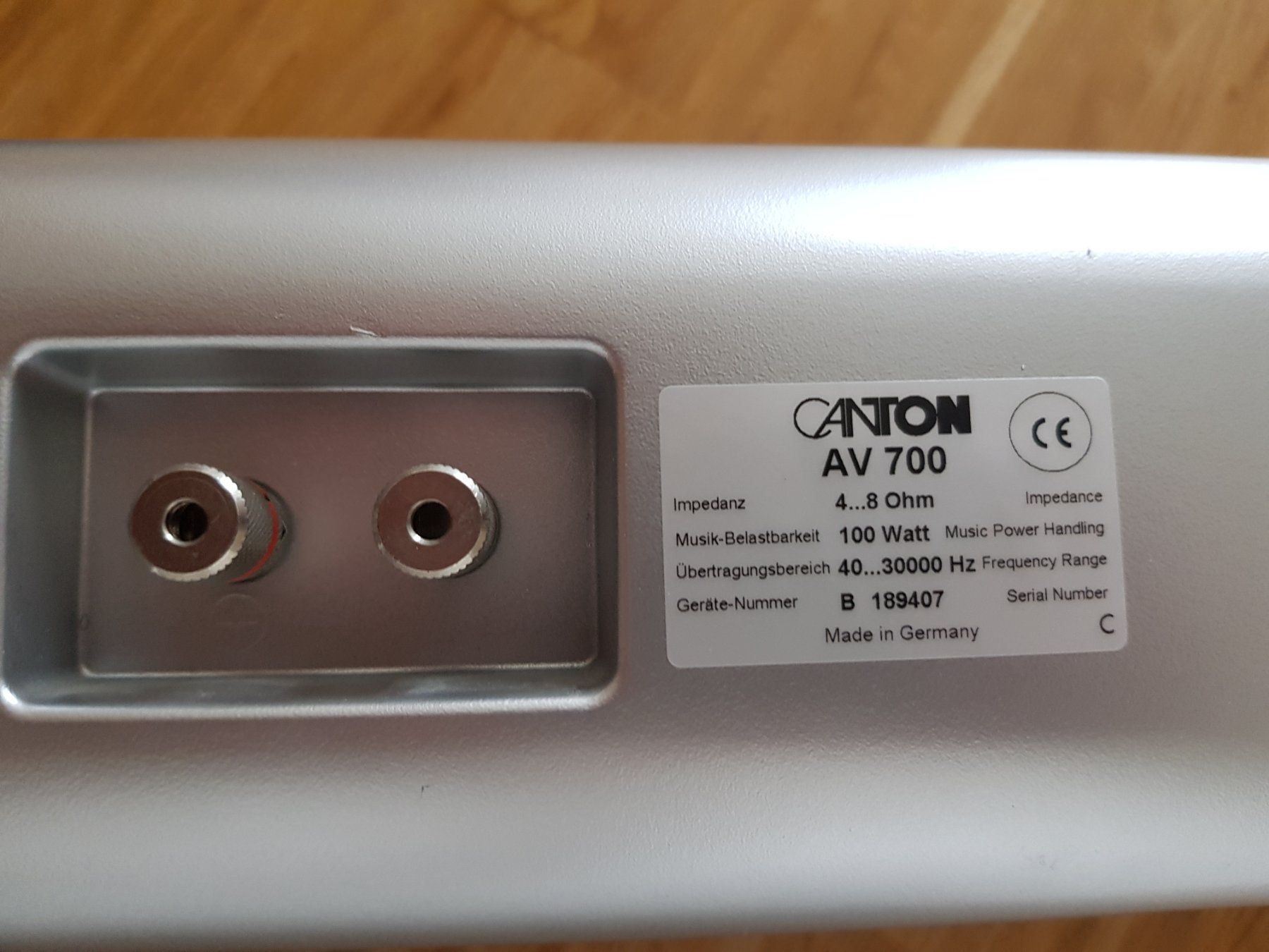 Canton AV 700 100w center lautsprecher Kaufen auf Ricardo
