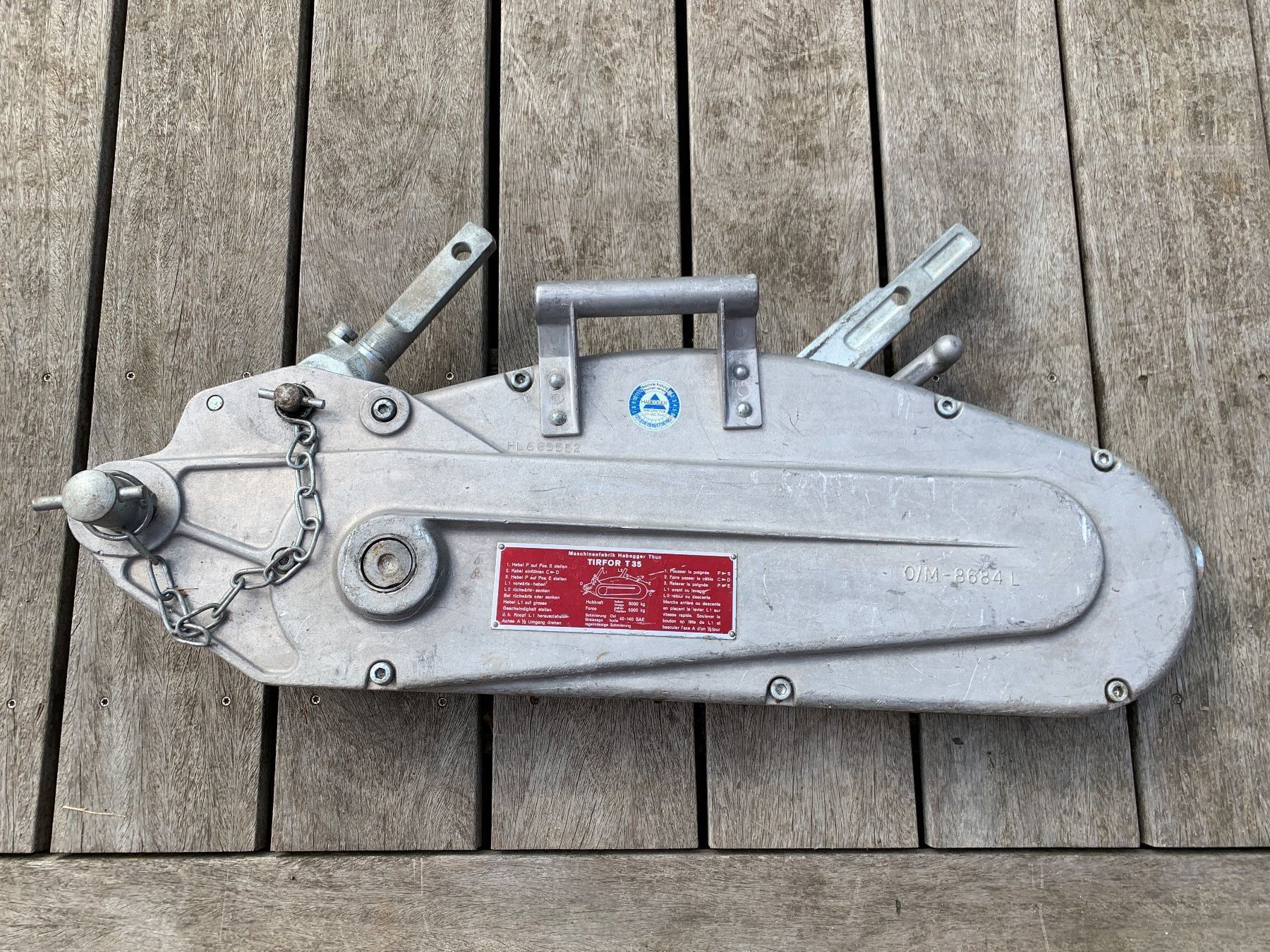 Habegger Tirfor T35 Seilzug Apparat kaufen auf Ricardo