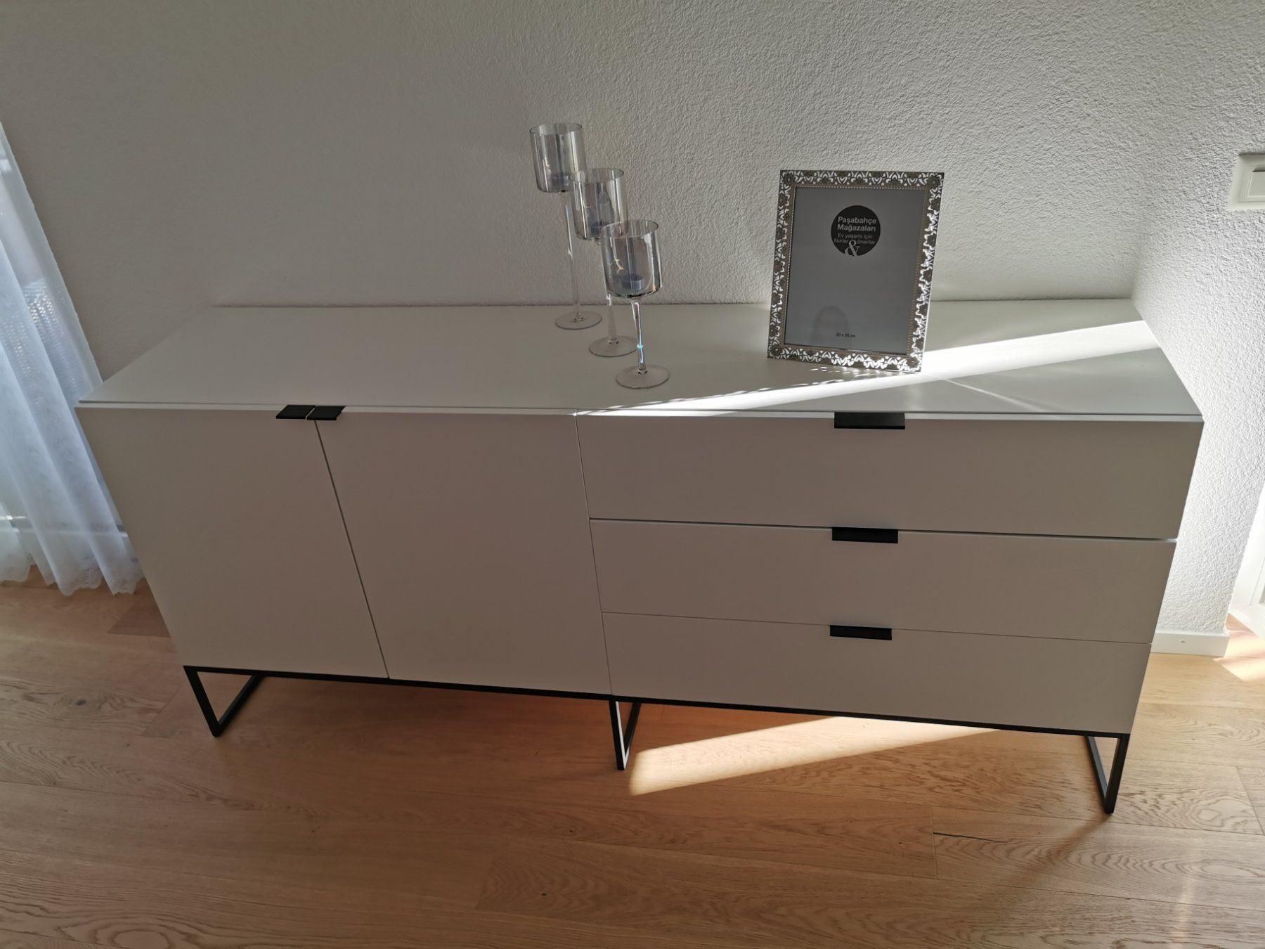 Lena Designer Sideboard Weiss Matt Kaufen Auf Ricardo