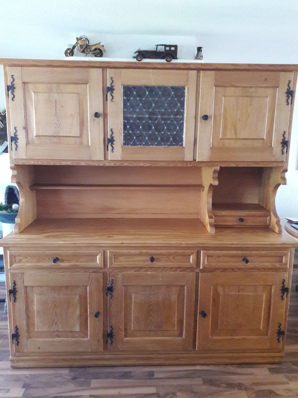 Antikes Buffet, 2-Teilig, Massivholz, kaufen auf Ricardo