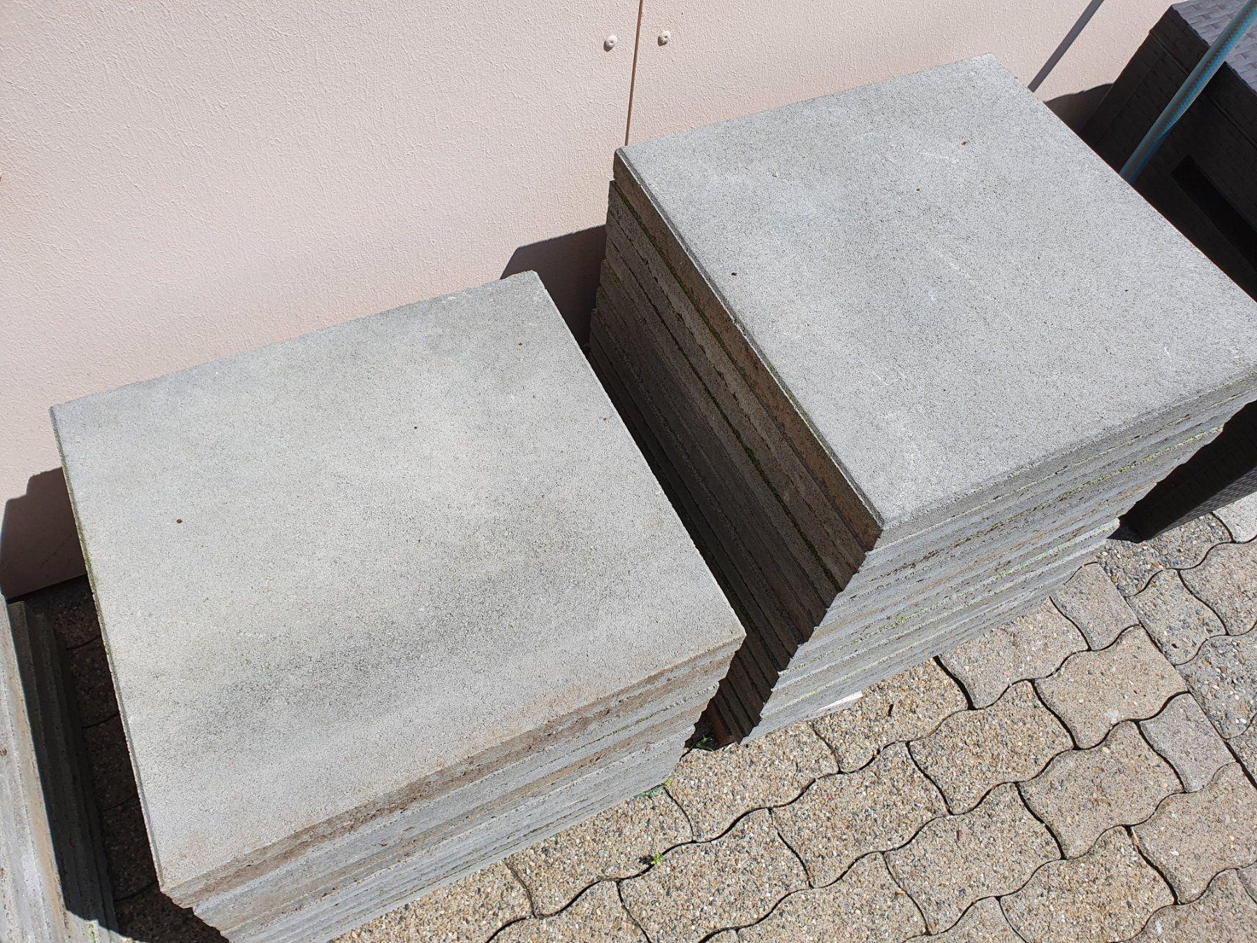 Beton Gartenplatten 50x50x4cm | Kaufen auf Ricardo