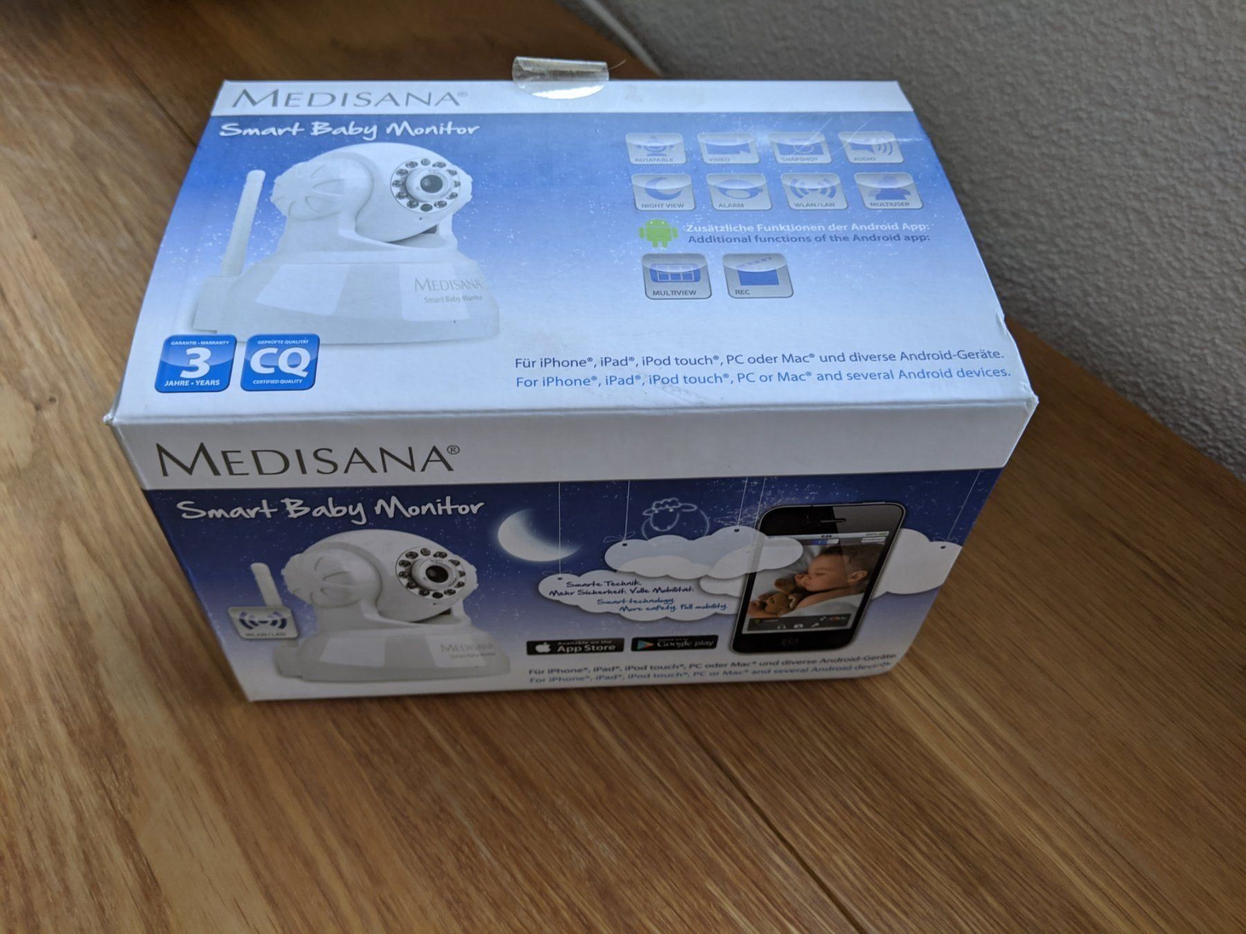 medisana smart baby monitor app android