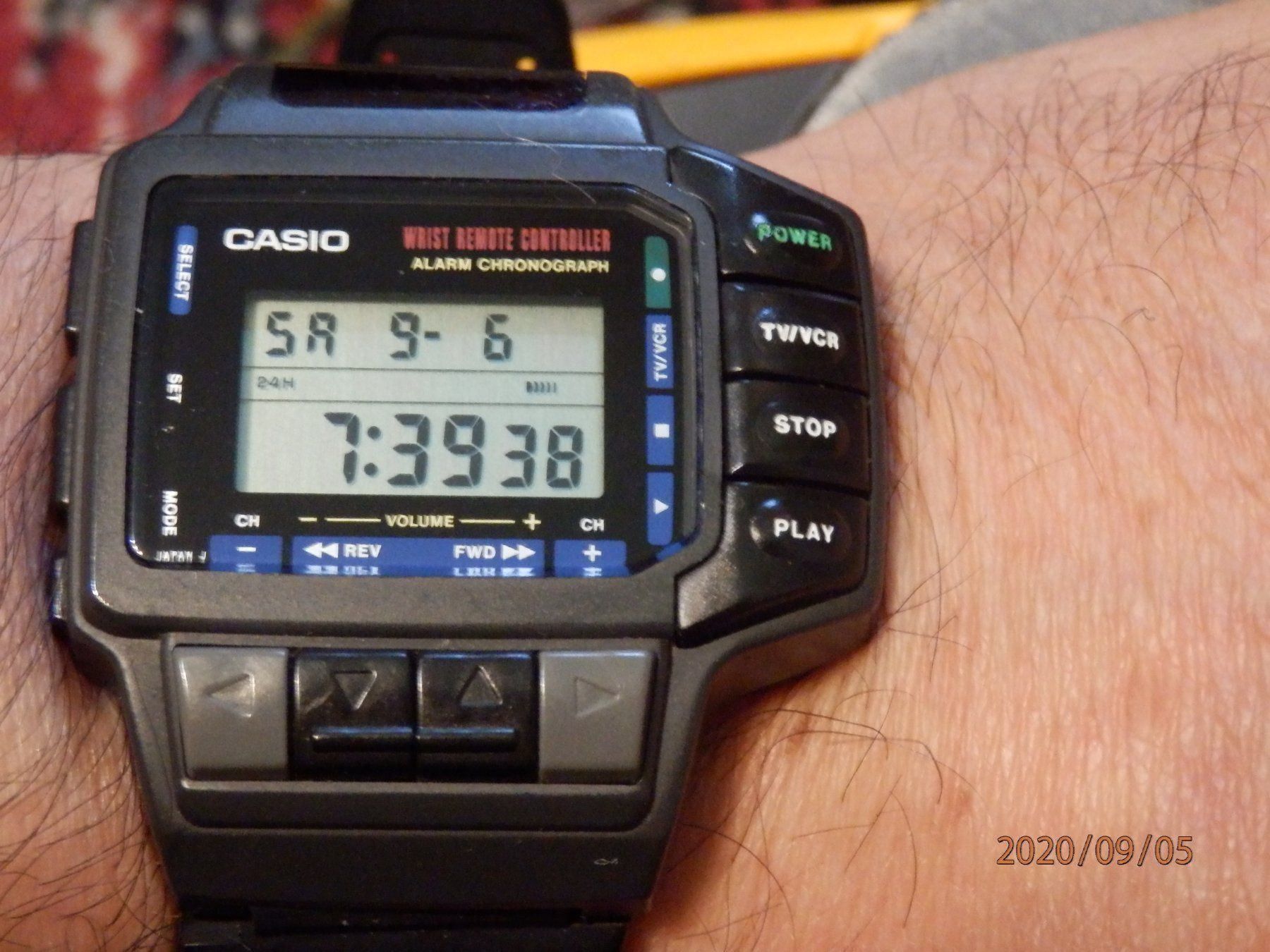casio montre telecommande