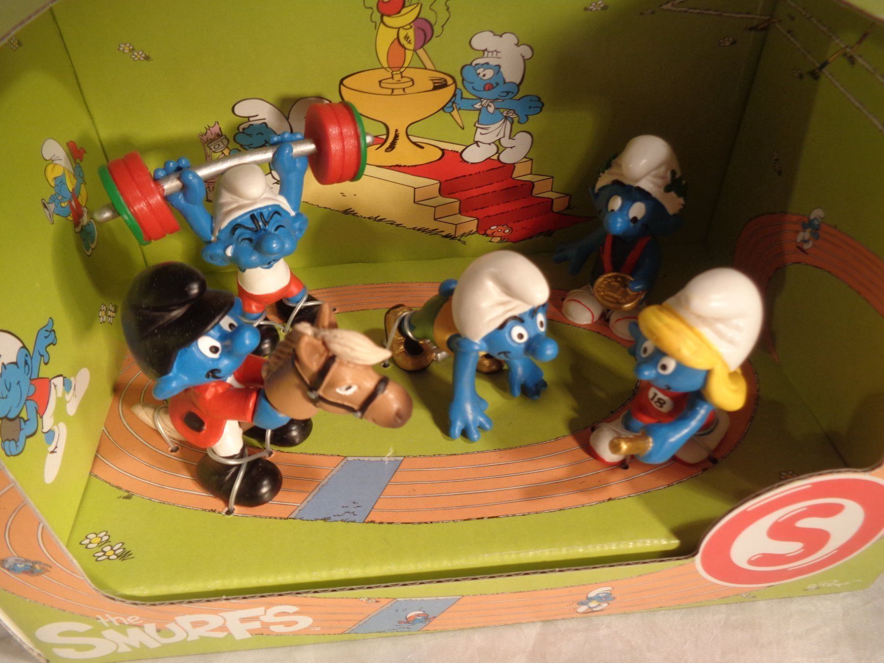 5 sportliche Schlumpf-Figuren / Schleich | Kaufen auf Ricardo