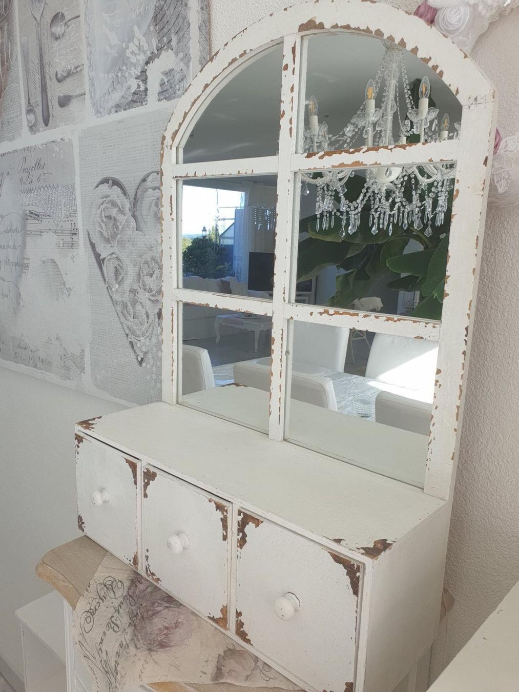 Fenster Wandregal Spiegel Shabby Vintage Kaufen auf Ricardo