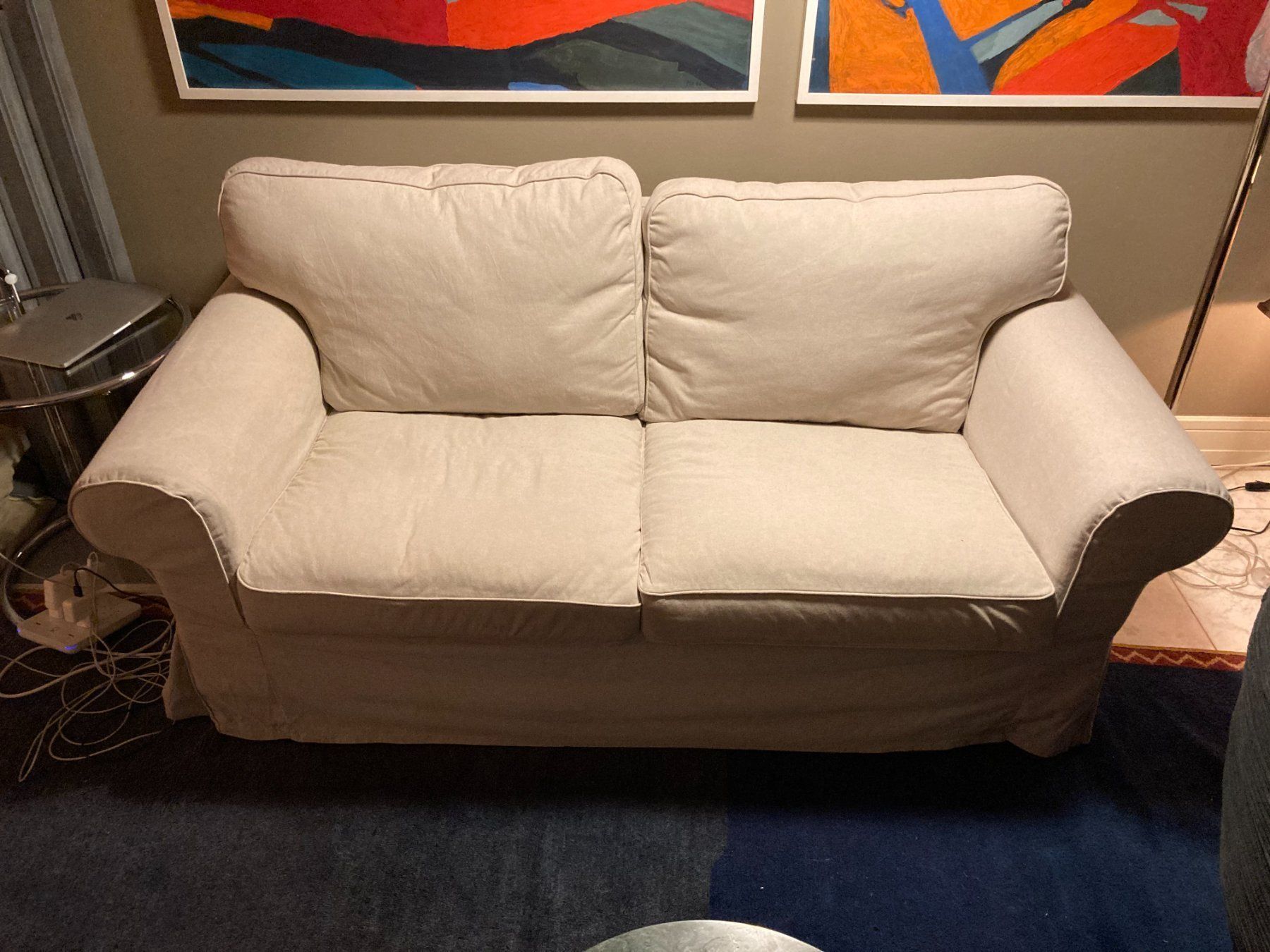 ikea ektorp loveseat sofa bed