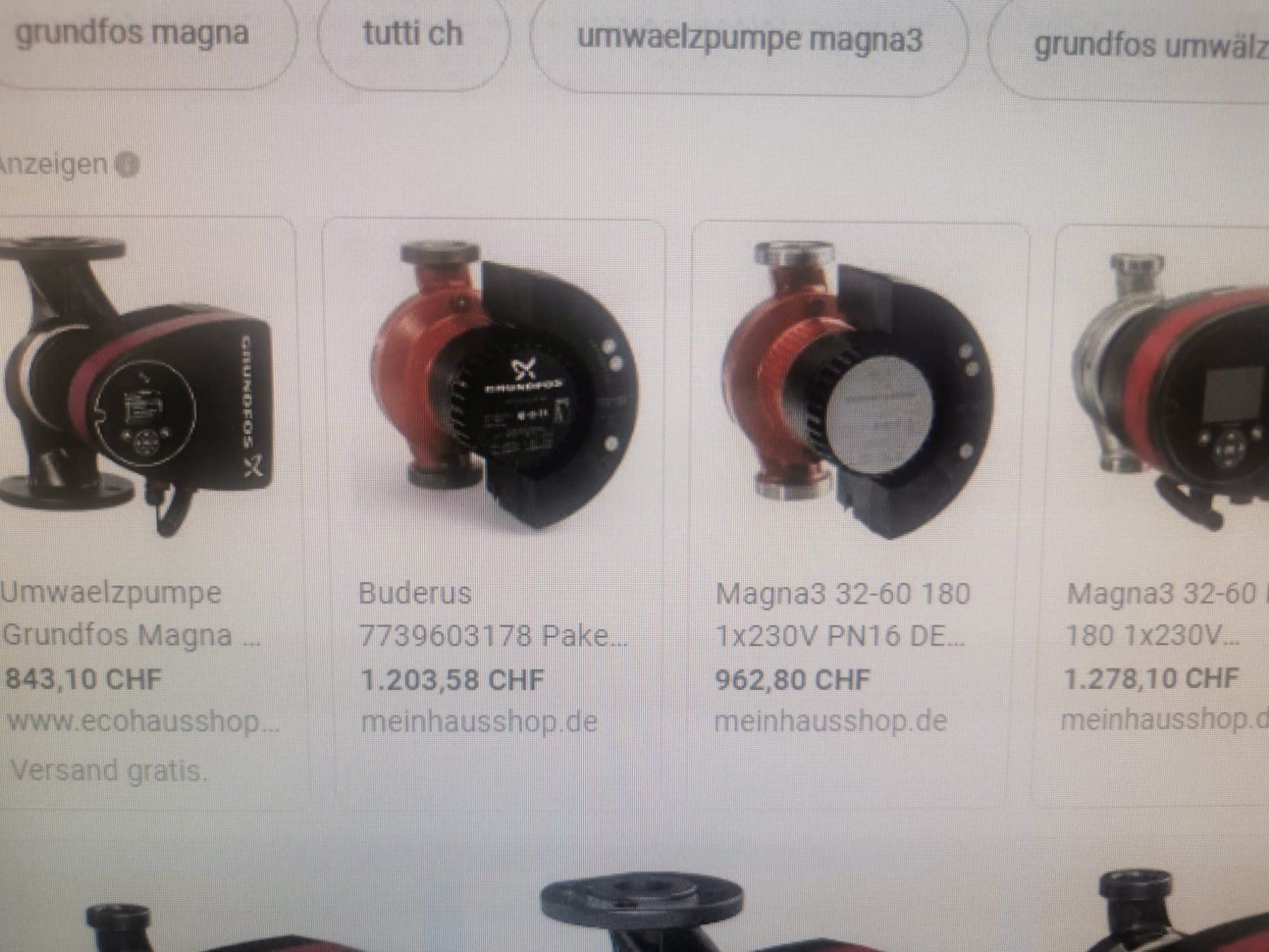 2Stk. Grundfos Magna 32-60 180 | Kaufen auf Ricardo