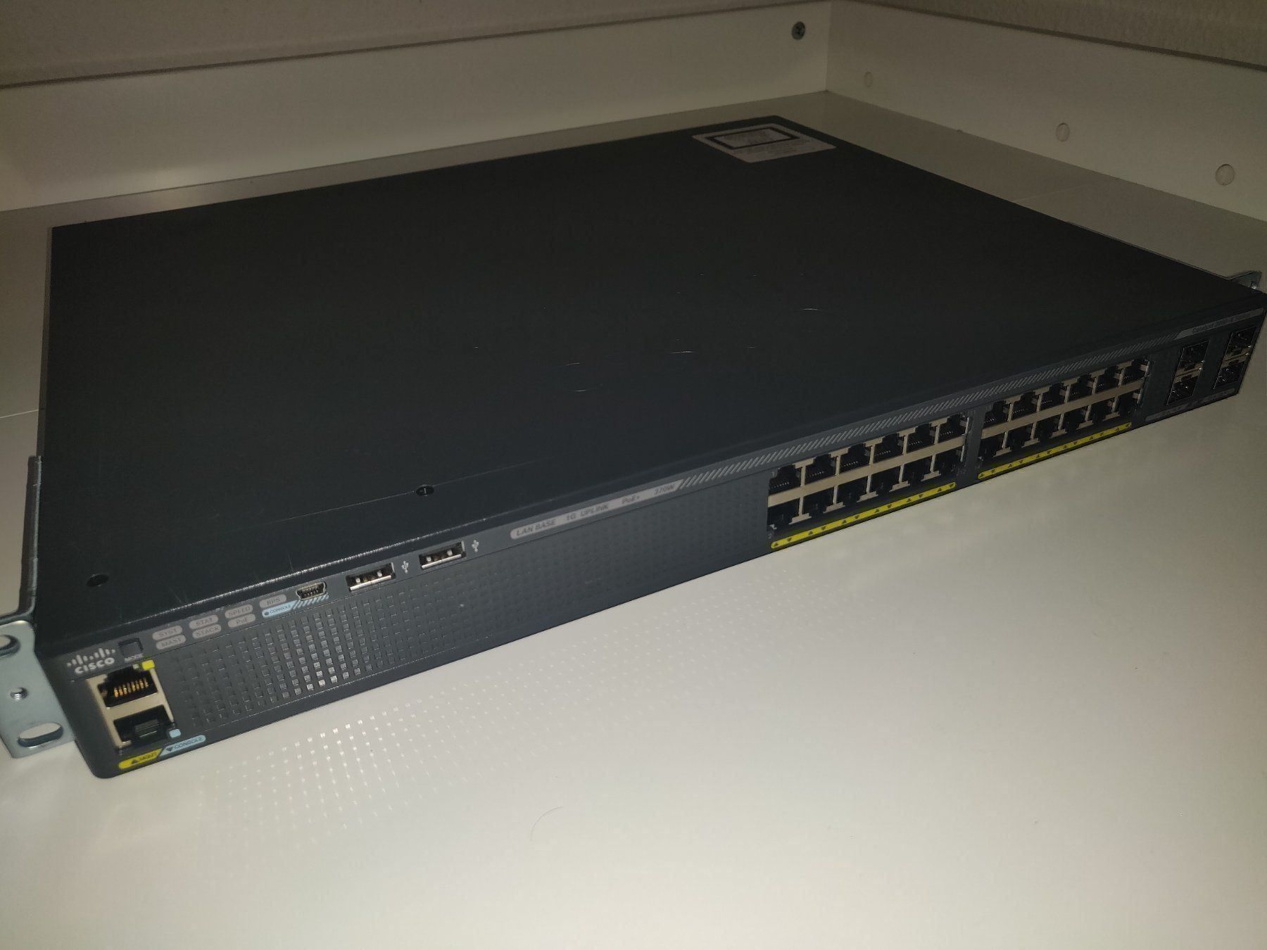 Коммутатор тип 4 cisco ws c2960rx 24ps l