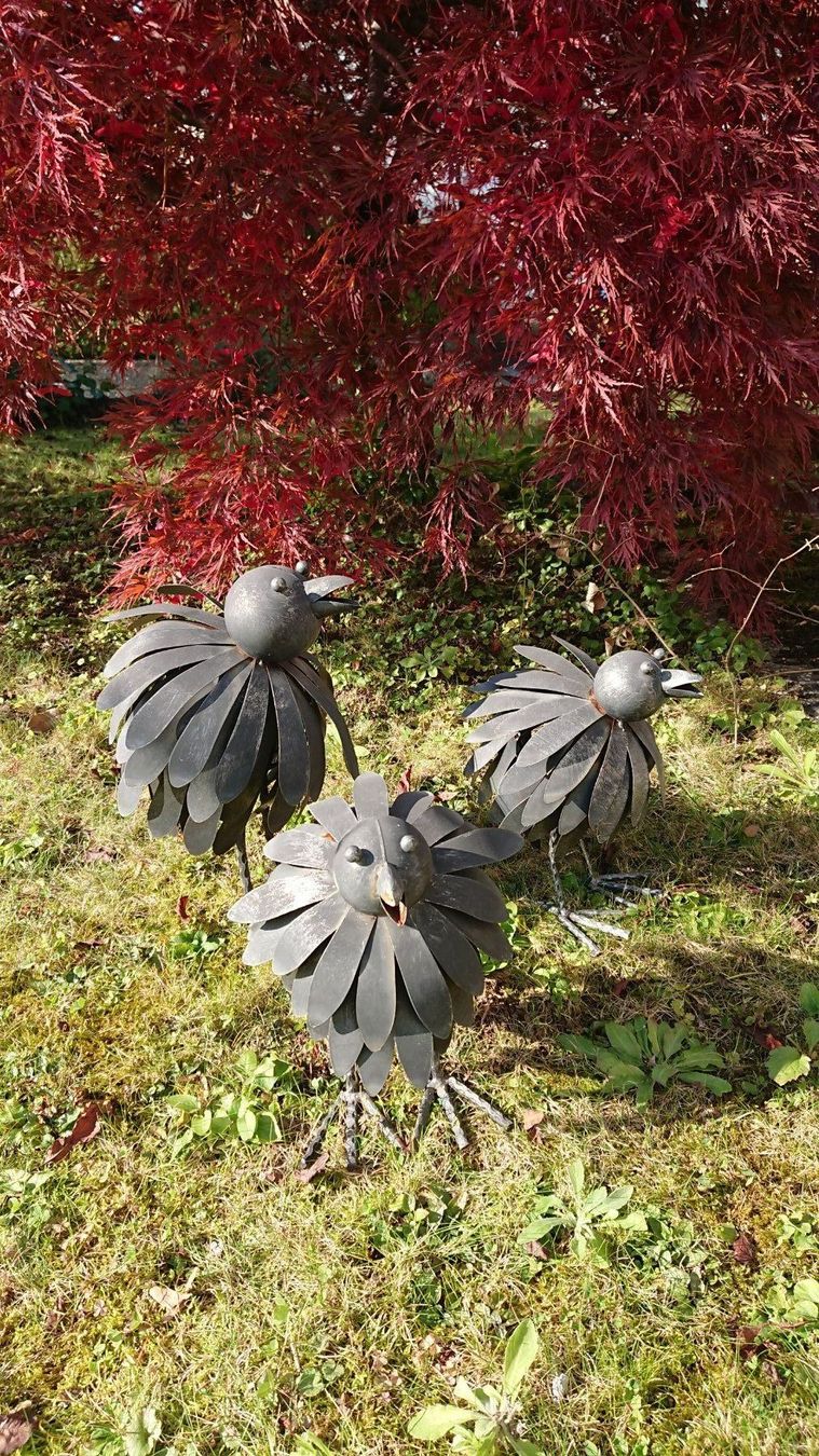 Vögel aus Metall Deko für Garten Kaufen auf Ricardo