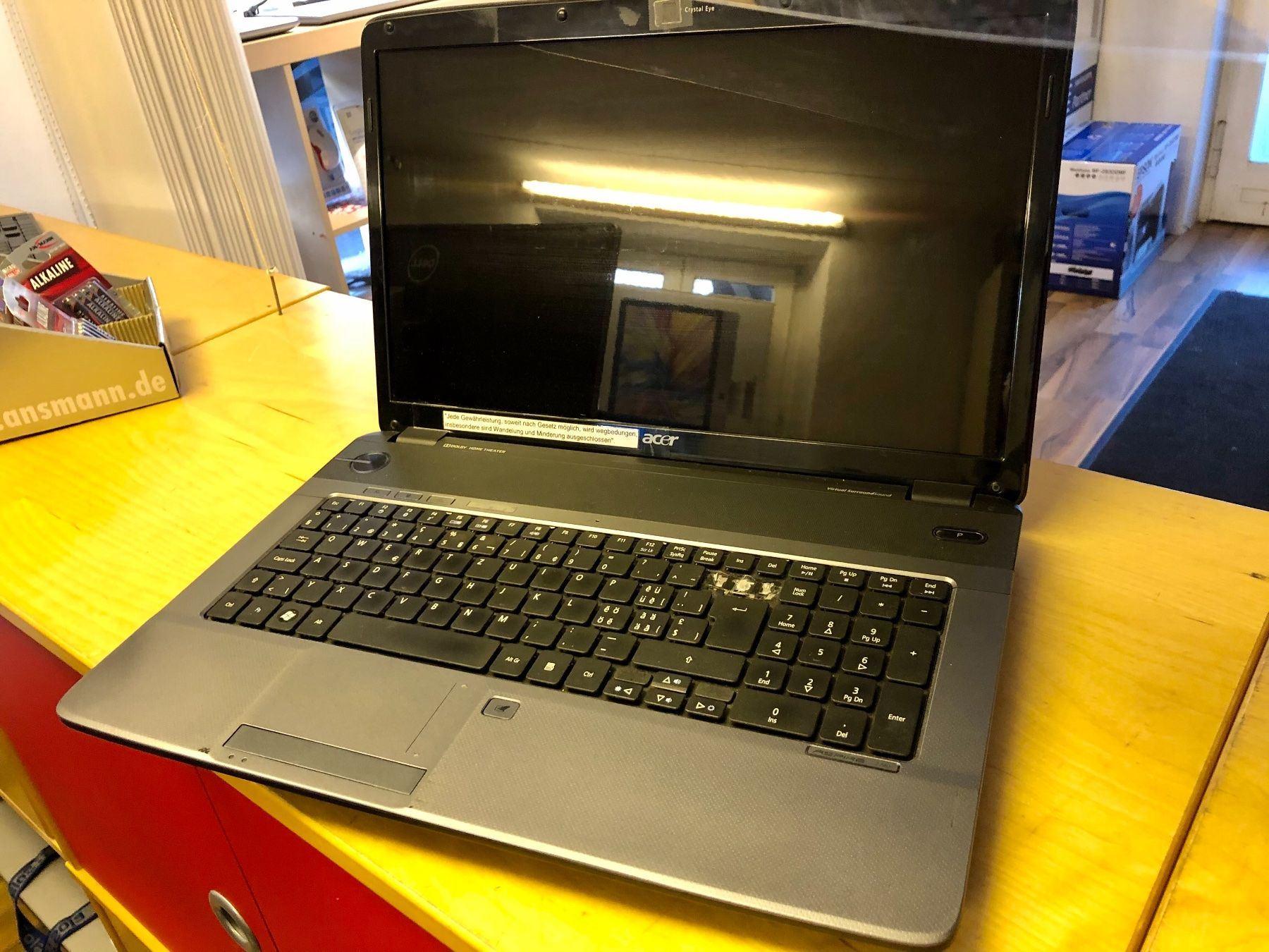 Acer aspire 7740g не включается