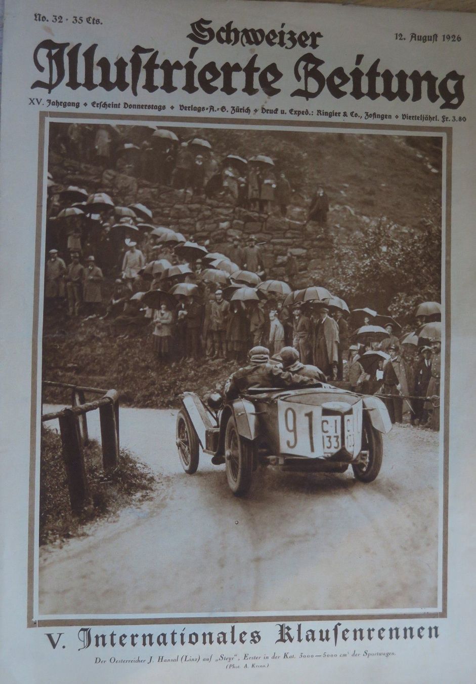 Schweiz Illustrierte M Klausenrennen Kaufen Auf Ricardo