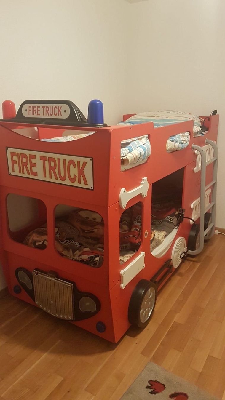 Etagenbett Feuerwehr inkl. Lattenrost | Kaufen auf Ricardo