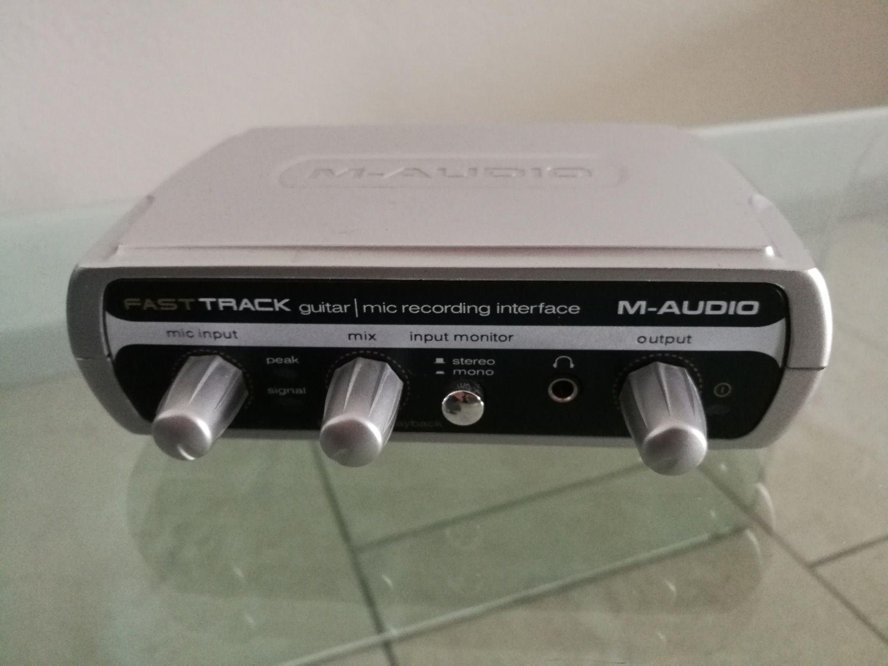 M audio fast track usb обзор