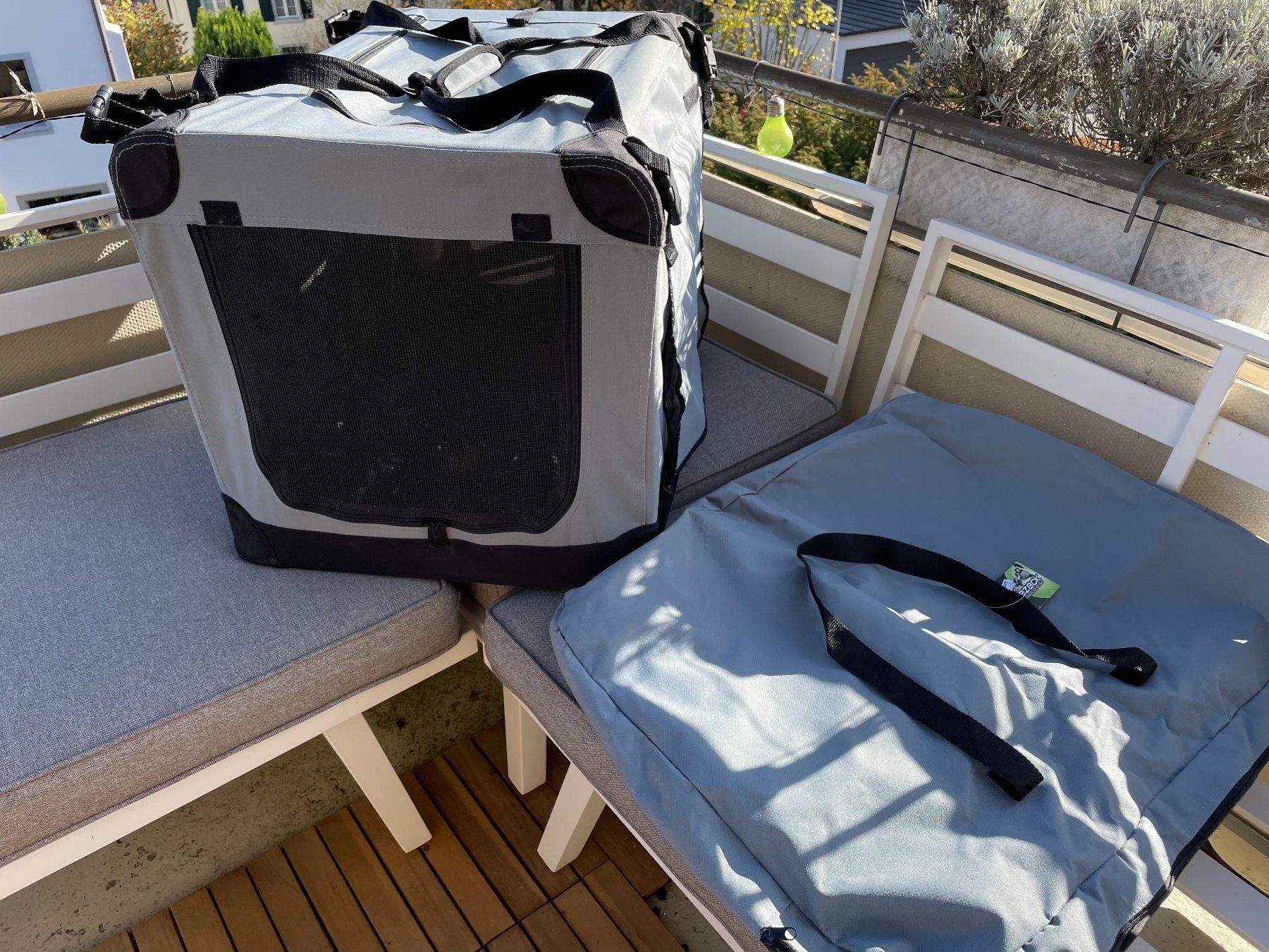 Transportbox Hund, Stoff, faltbar leicht Kaufen auf Ricardo