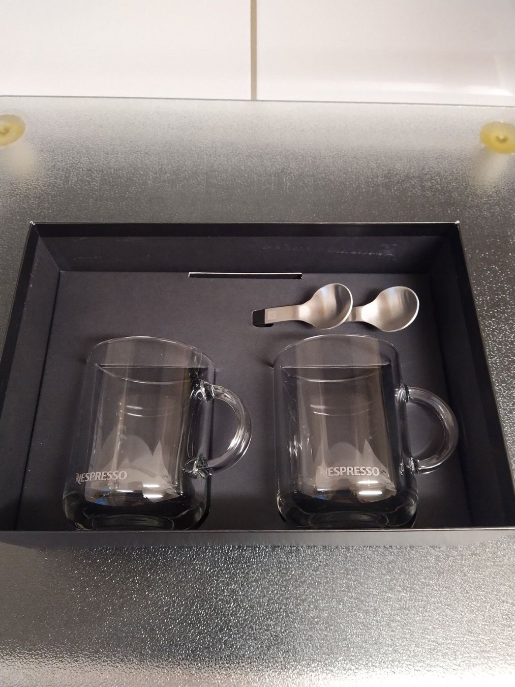 Nespresso Kaffee Mug Set Löffel Neu Kaufen auf Ricardo