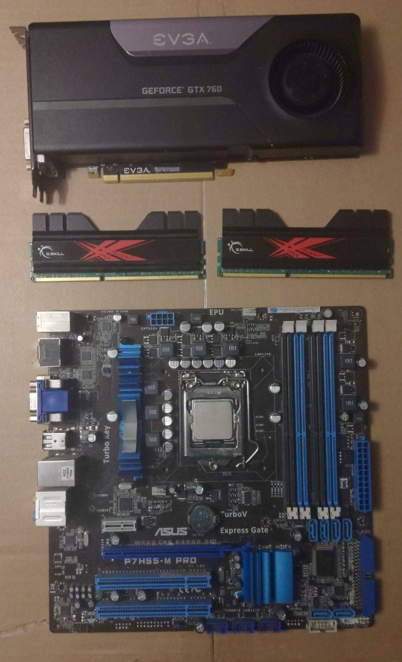 CPU+Motherboard+GPU+RAM Bundle Acheter sur Ricardo