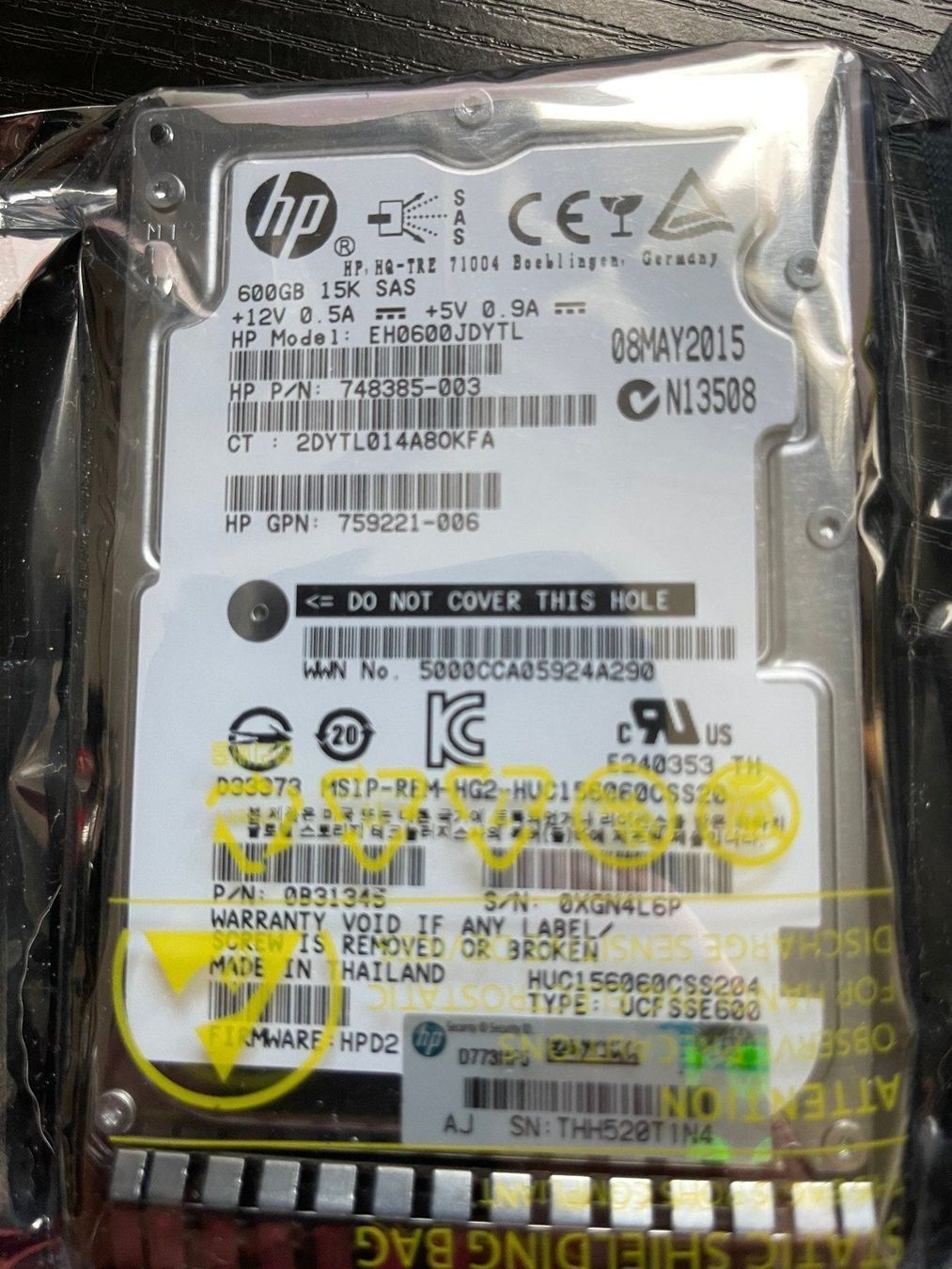 653967-001 HP G8 G9 400-GB 3G 2.5 SATA MLC SSD - PCパーツ