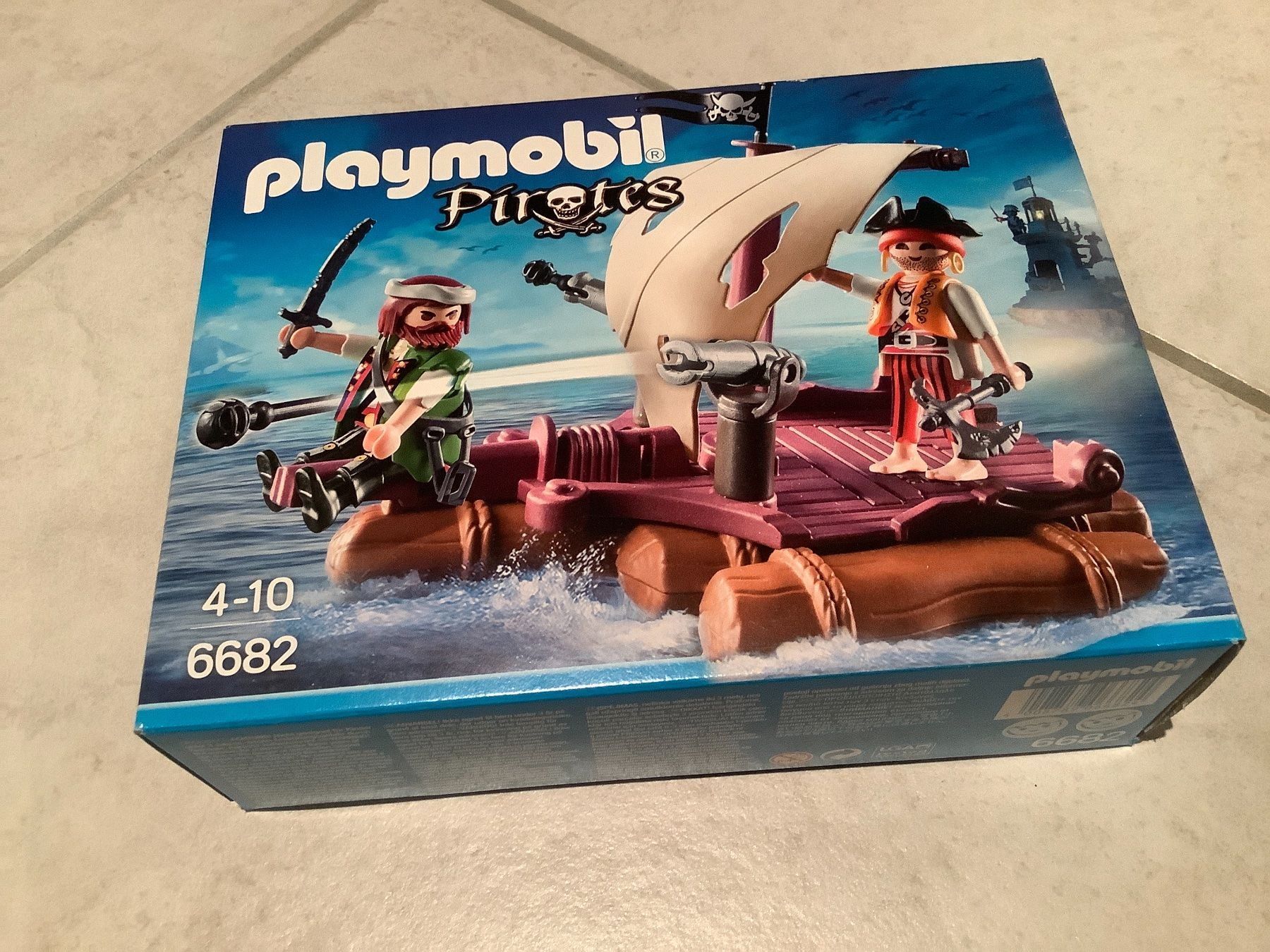 Pirates Piratenfloß mit Kanone zur Verteidigung Playmobil 6682 