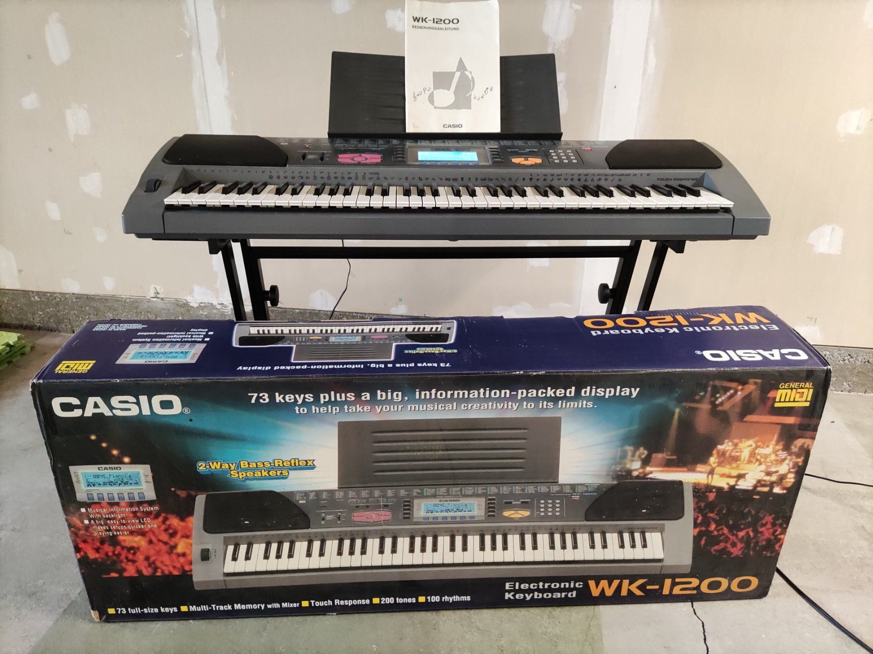 Casio WK1200, 73Tasten Keyboard Kaufen auf Ricardo