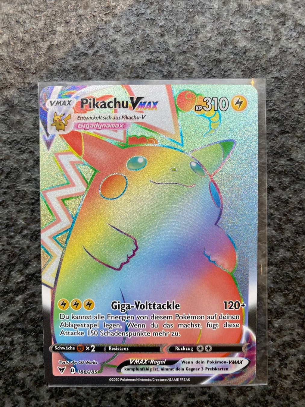 Pokemon Pikachu Vmax Rainbow - 188/185 | Kaufen auf Ricardo