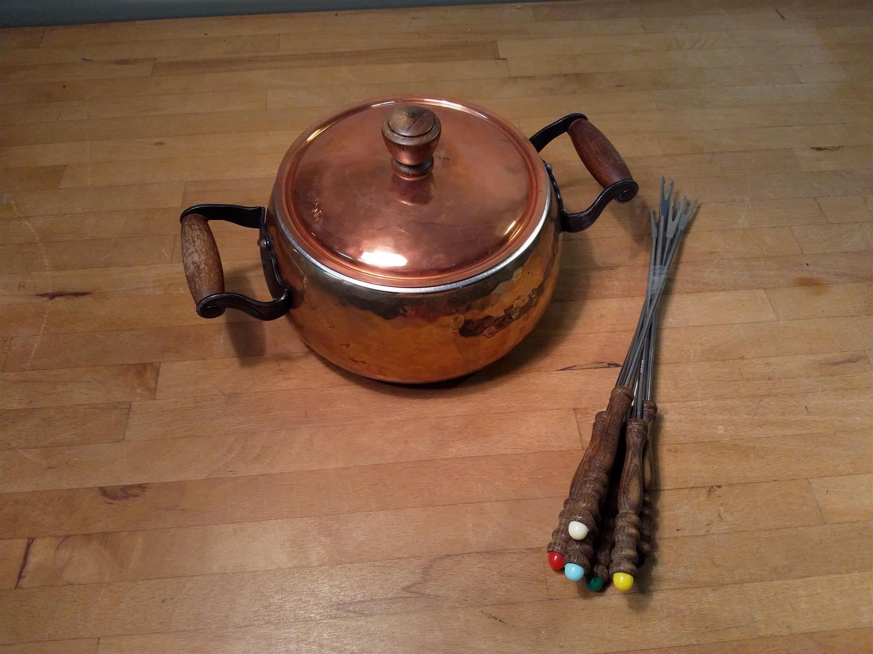 Fondue chinoise Pfanne aus Kupfer Kaufen auf Ricardo