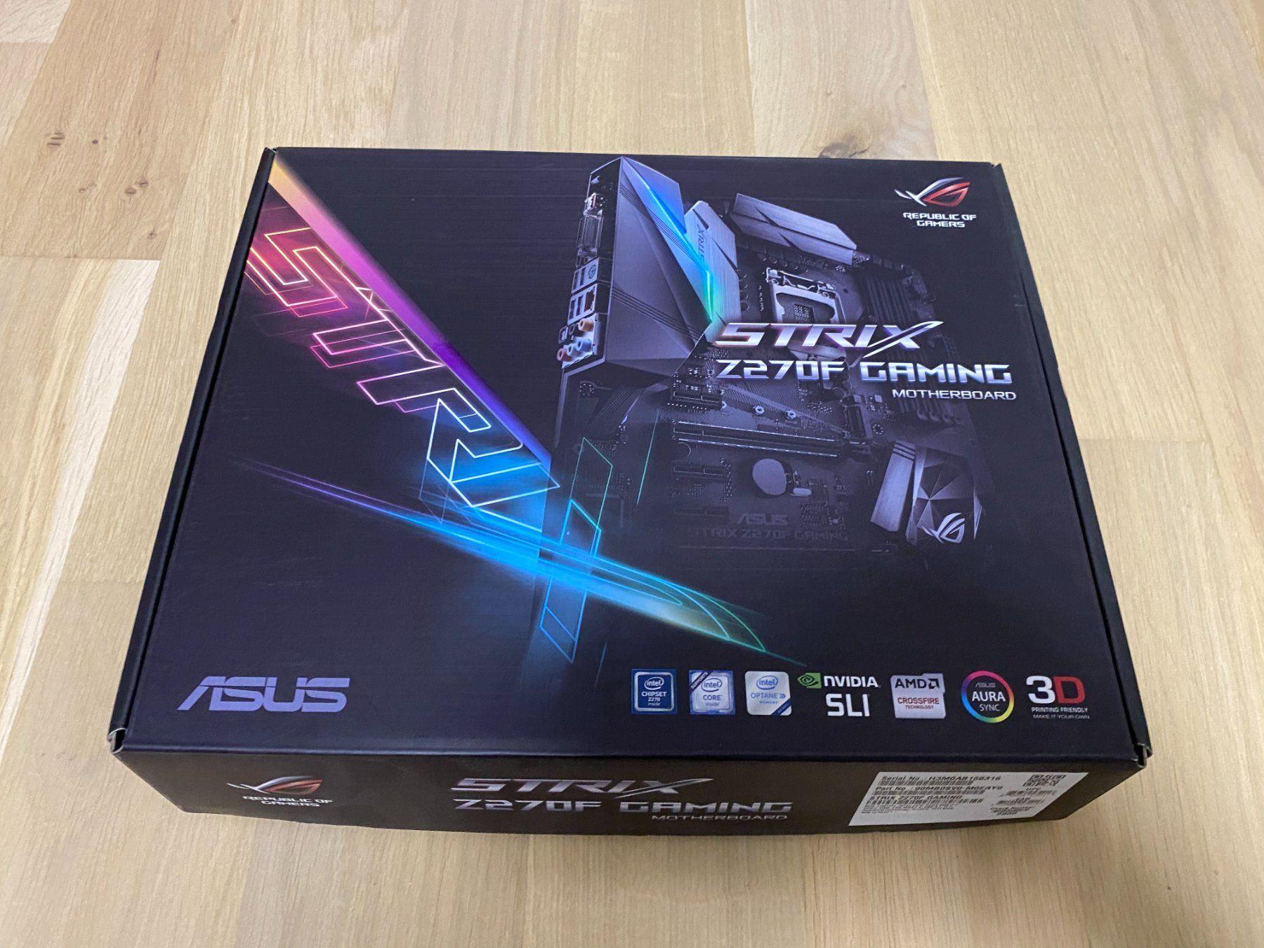 Asus strix z270f gaming подключение