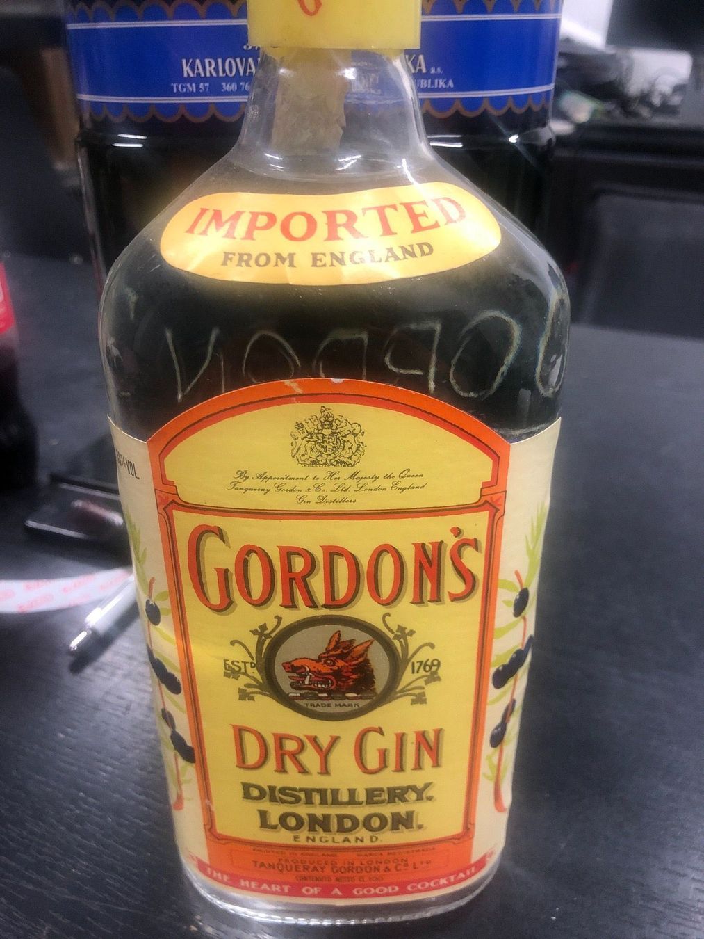 1 Liter Gordons Dry Gin 38 vol.ab 1.- | Kaufen auf Ricardo