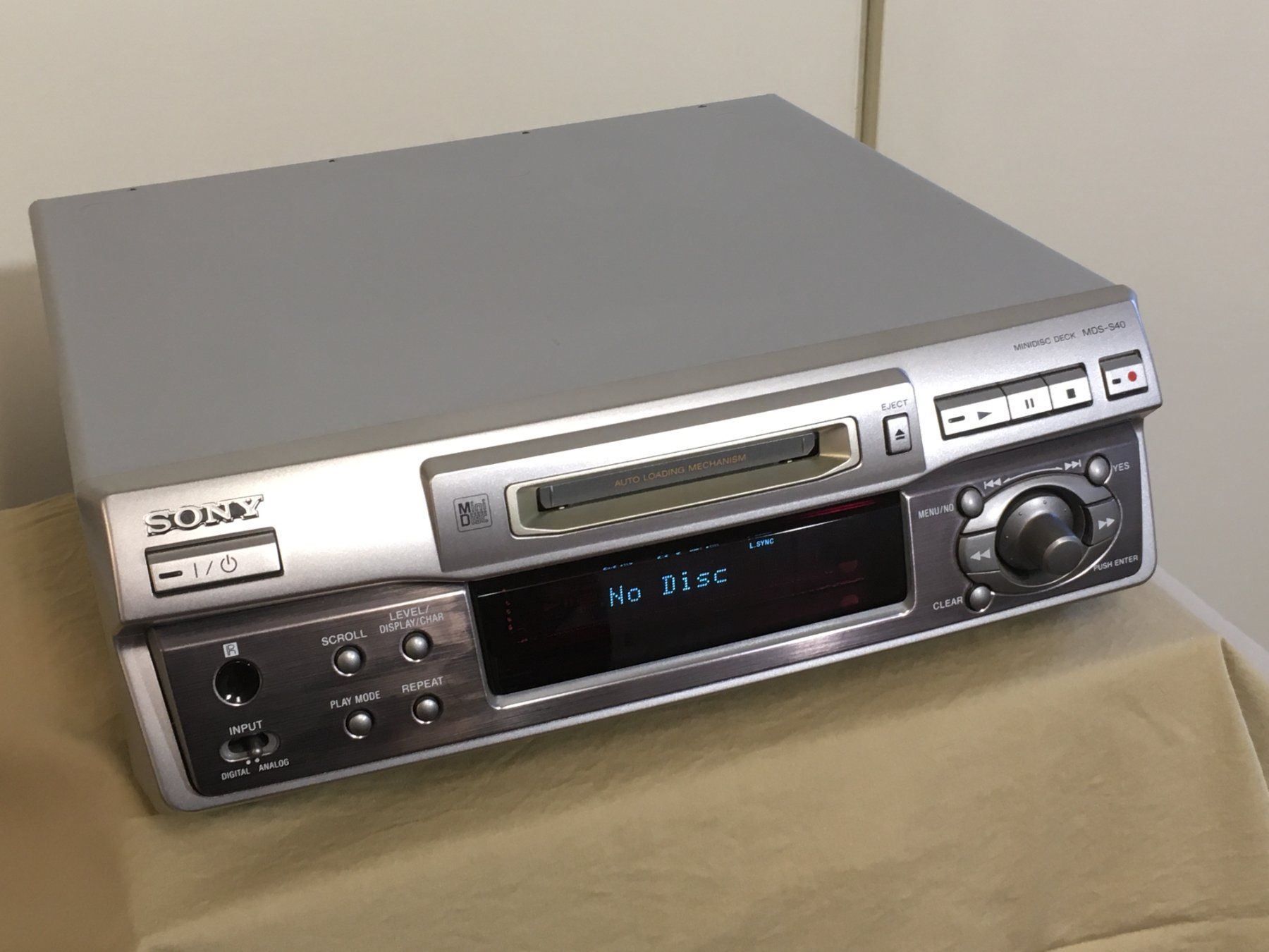 Minidisc Recorder Deck Sony MDSS40 Kaufen auf Ricardo