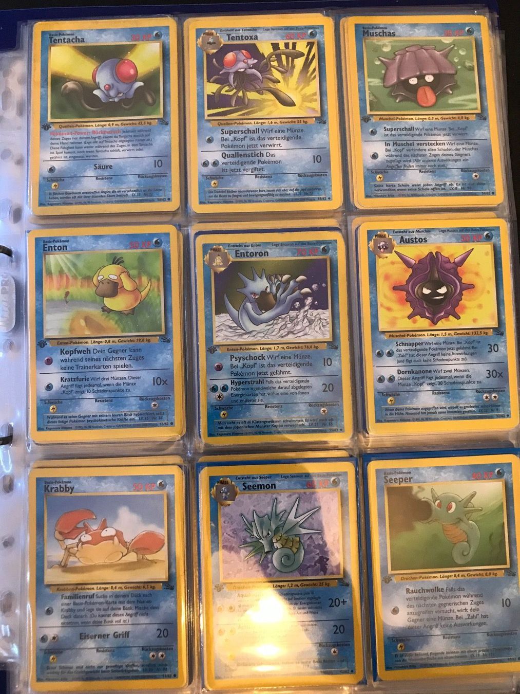 Pokemon Fossil Set über 20 1.edition | Kaufen auf Ricardo
