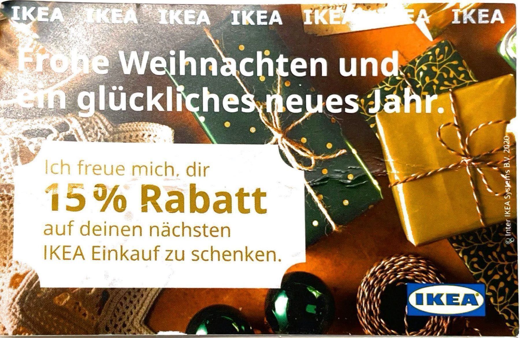 IKEA 15 Online Gutschein Kaufen auf Ricardo