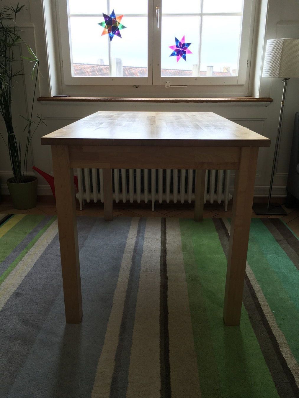 Holztisch -Birke - massiv | Kaufen auf Ricardo