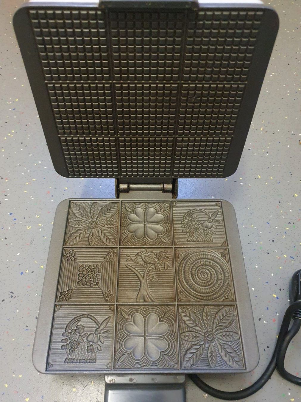 Zimtwaffeleisen cloer Brezeleisen