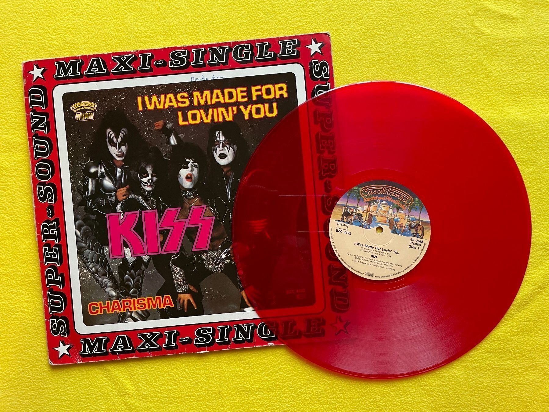 KISS VINYL MAXI SINGLE ROT 1979 Kaufen auf Ricardo