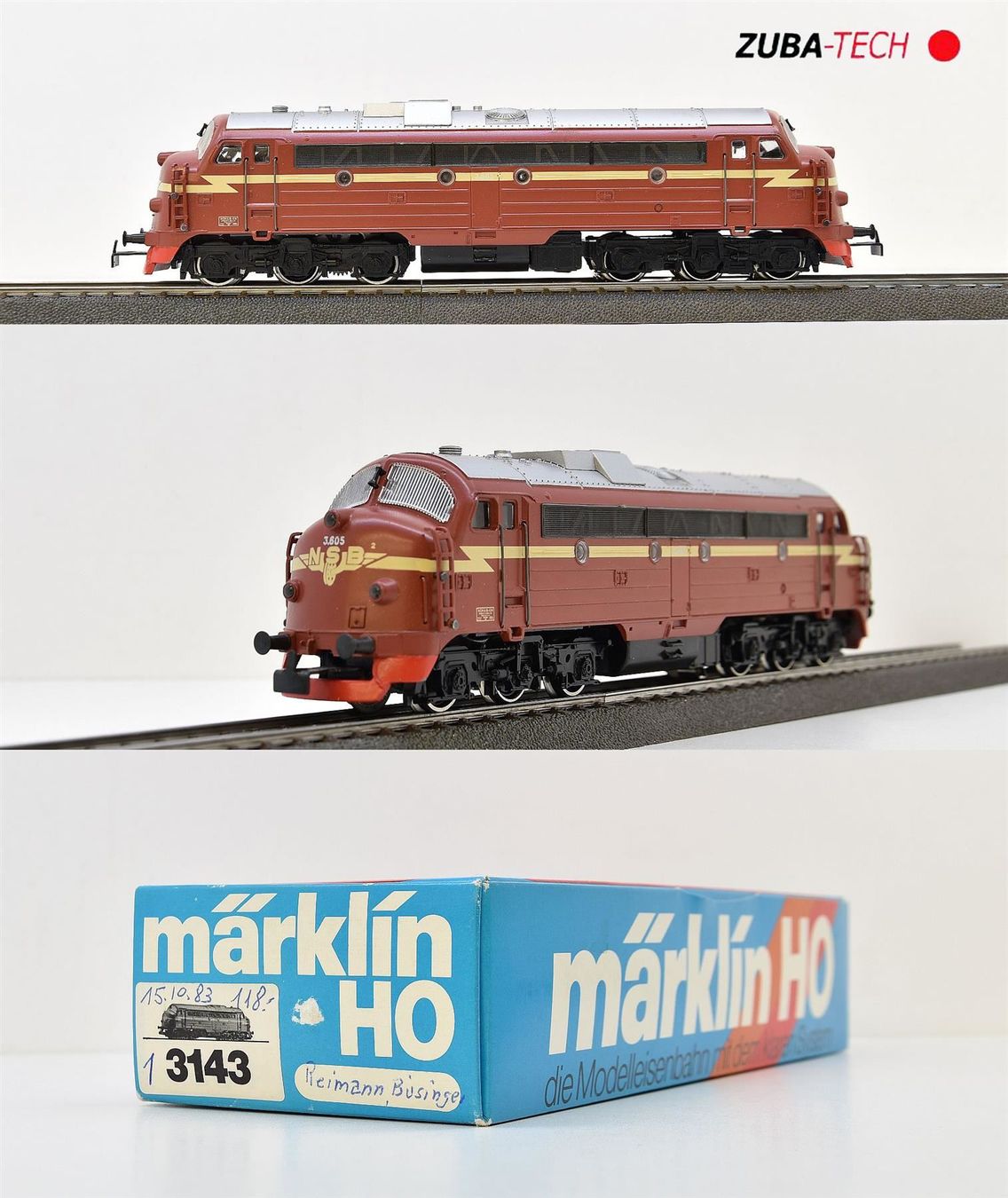 Märklin 3143 Diesellok BR Di 3 NSB H0 WS Kaufen auf Ricardo