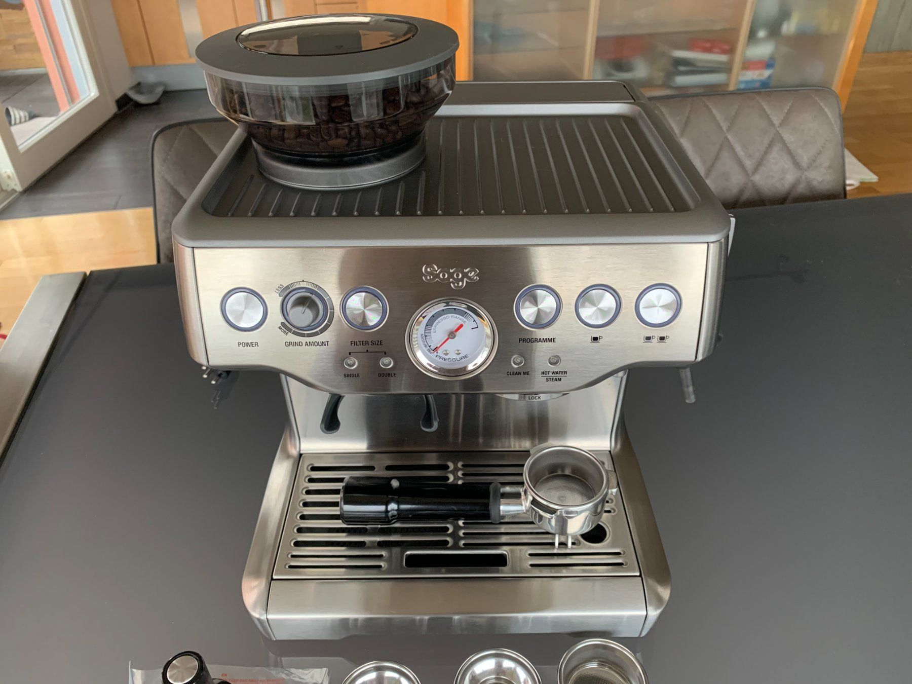 Sage Barista Express Wassermenge Einstellen