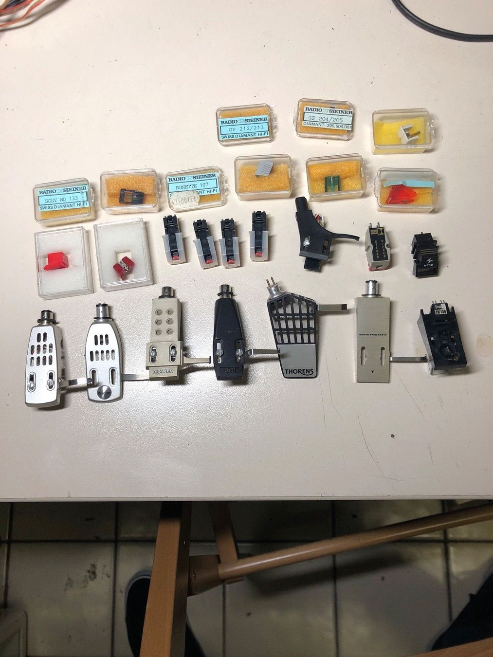 LOT 25 stuck zubehor plattenspieler | Kaufen auf Ricardo