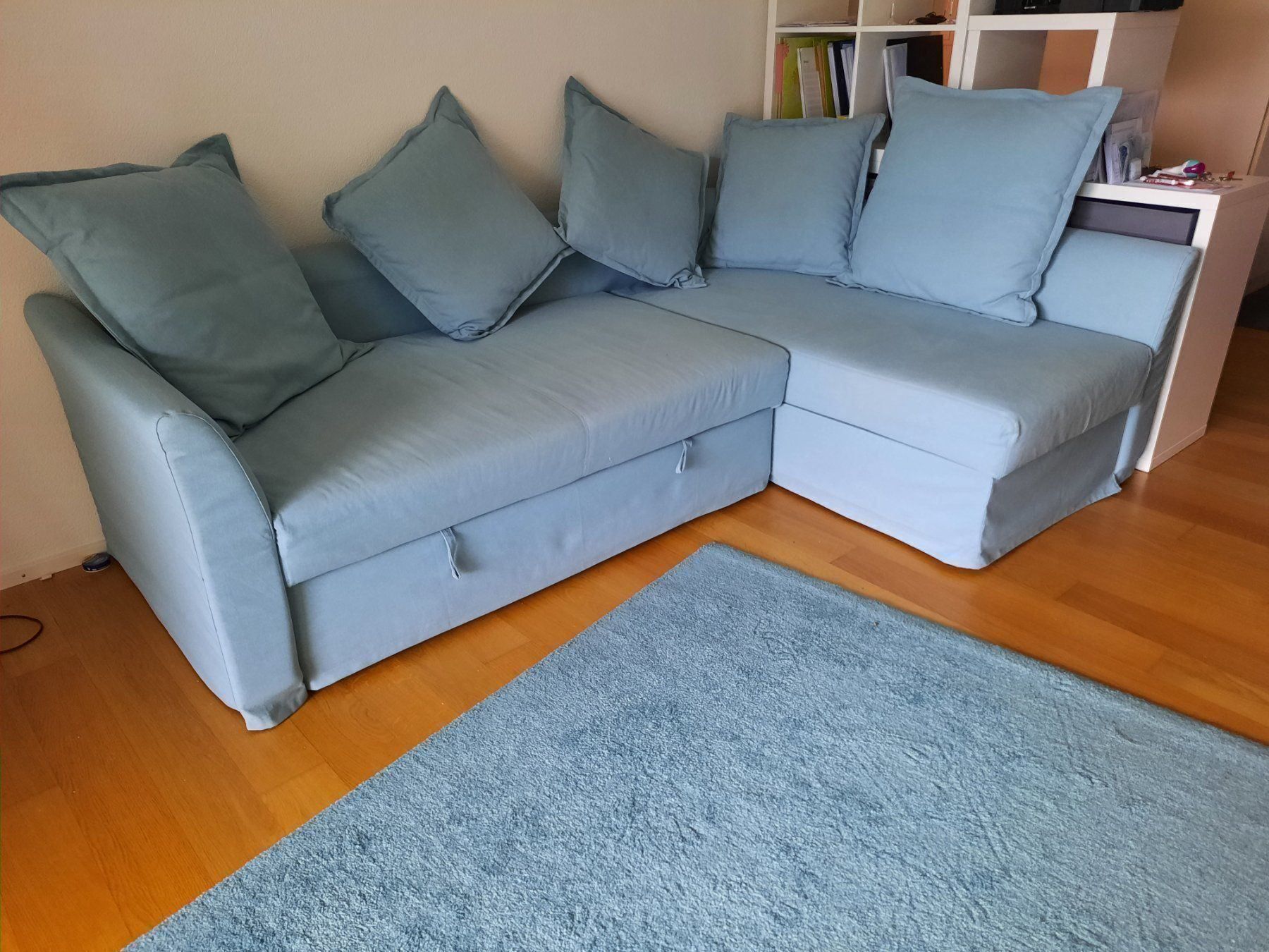 ikea holmsund sofa bed with chaise