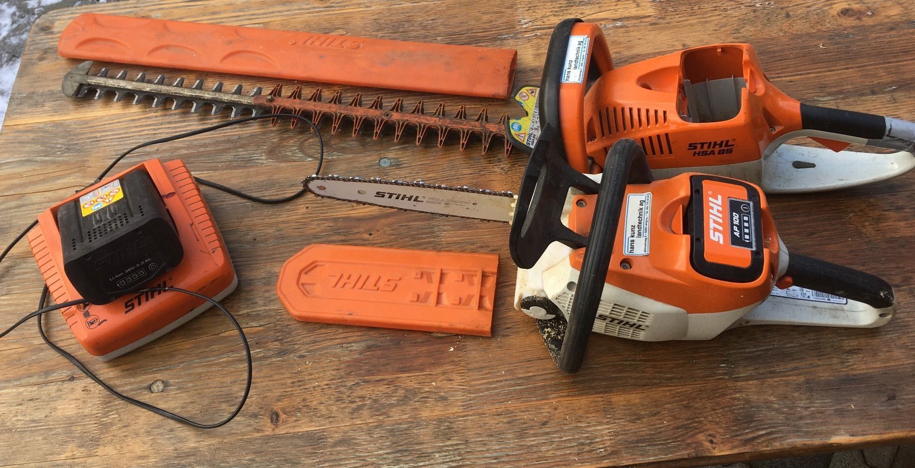 stihl akku heckenschere defekt