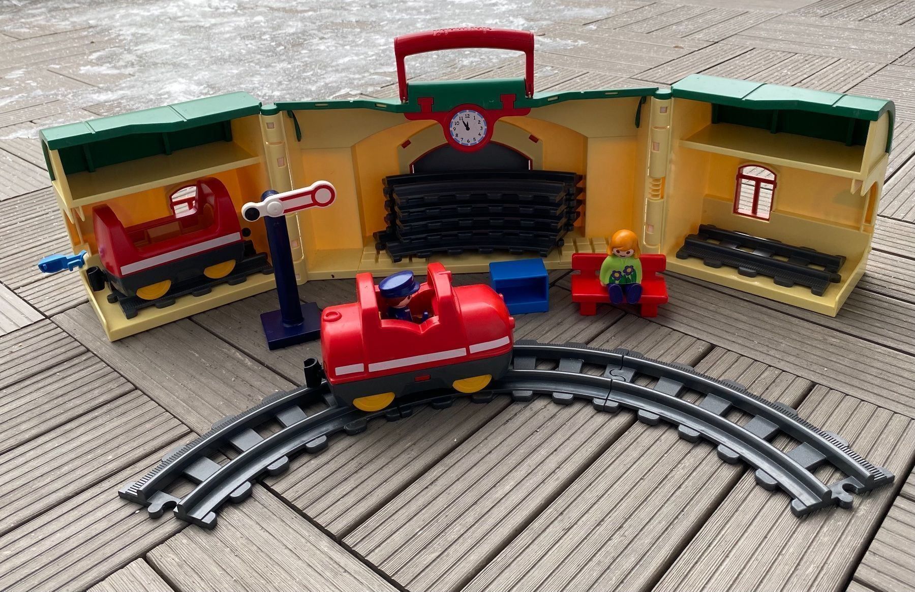 Playmobil Eisenbahn Zug zum Mitnehmen Kaufen auf Ricardo