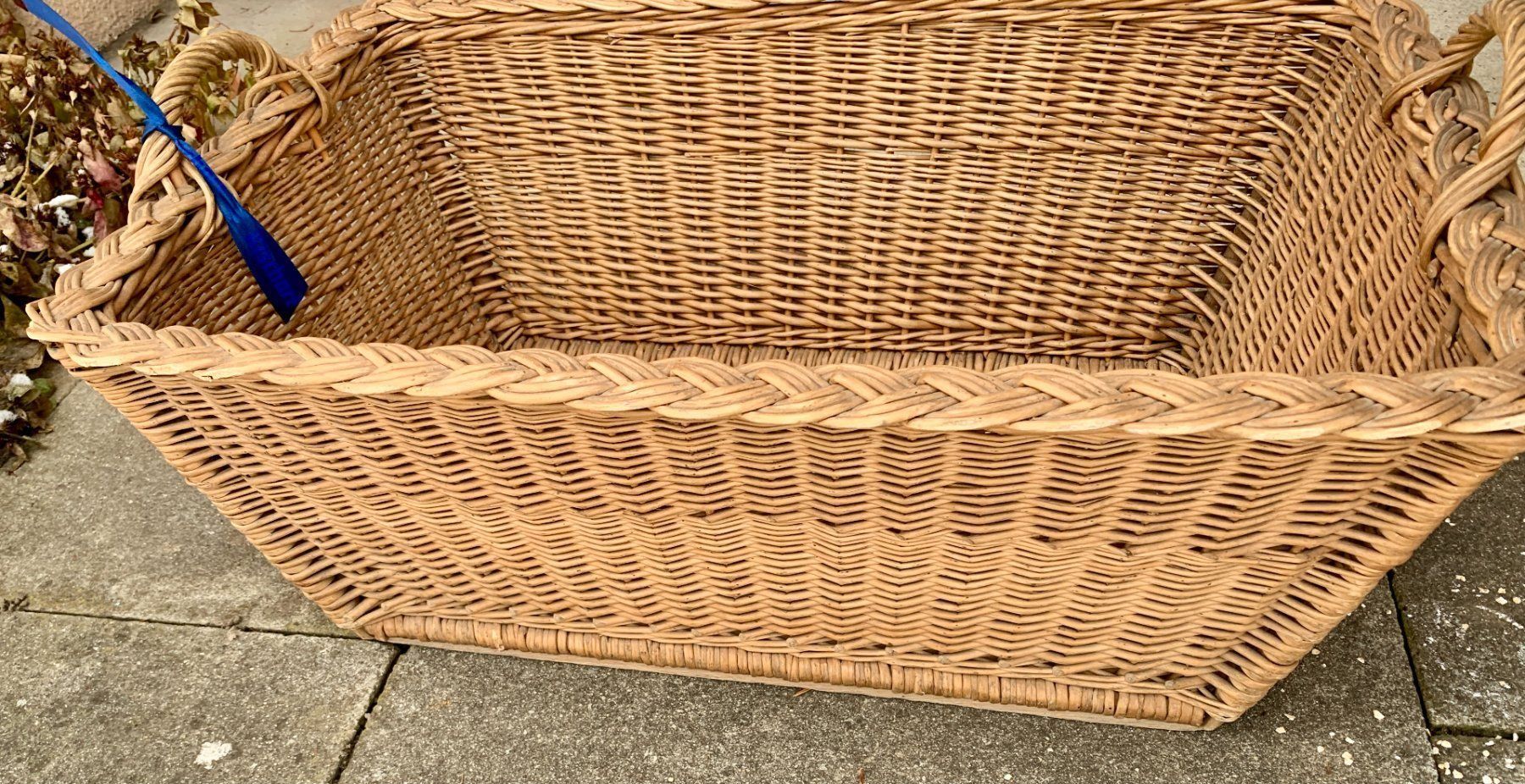 Zaine, Weidenkorb, Wäschekorb geflochten | Kaufen auf Ricardo