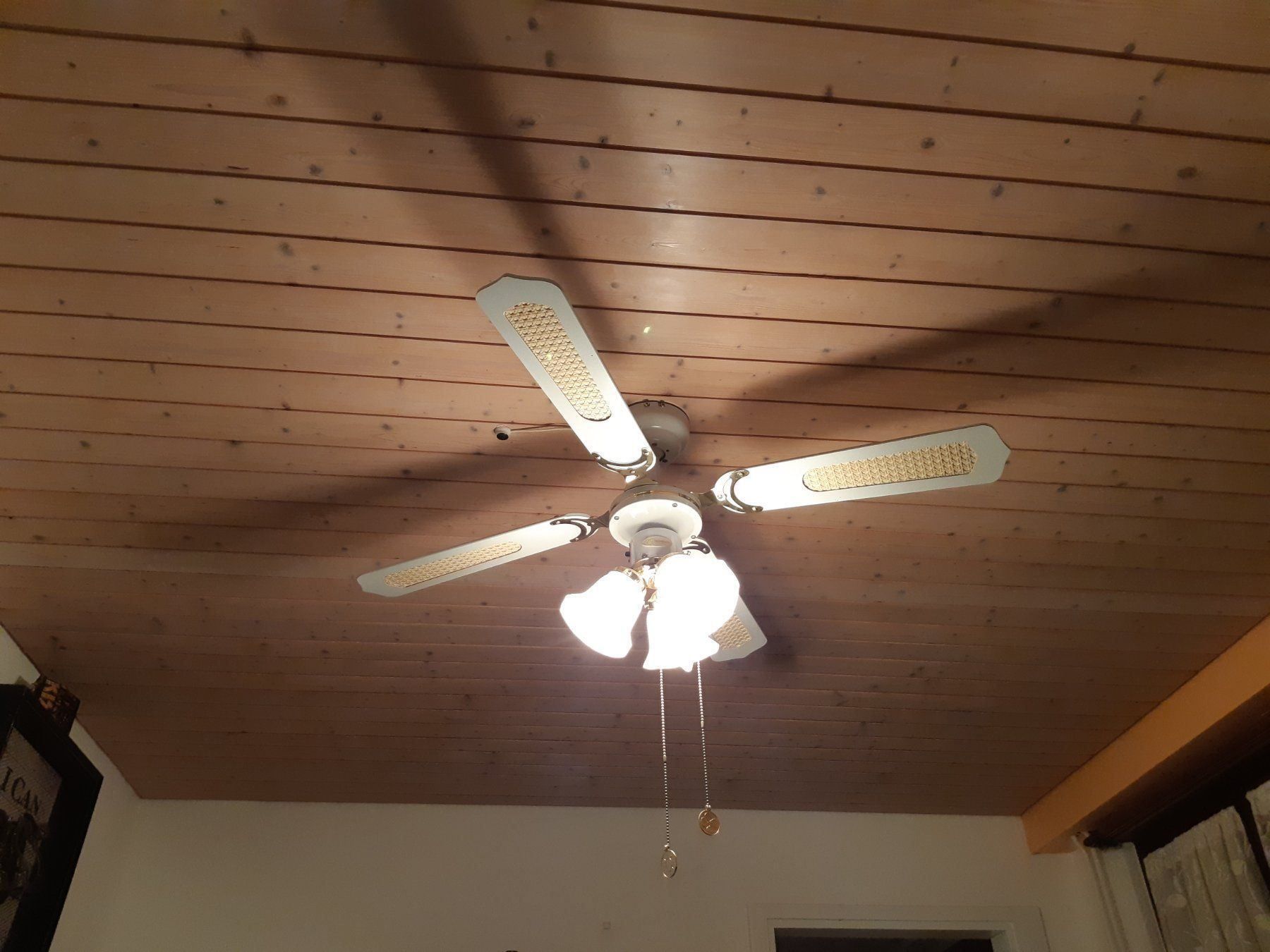 Deckenventilator Weiss mit FB 105 cm | Kaufen auf Ricardo