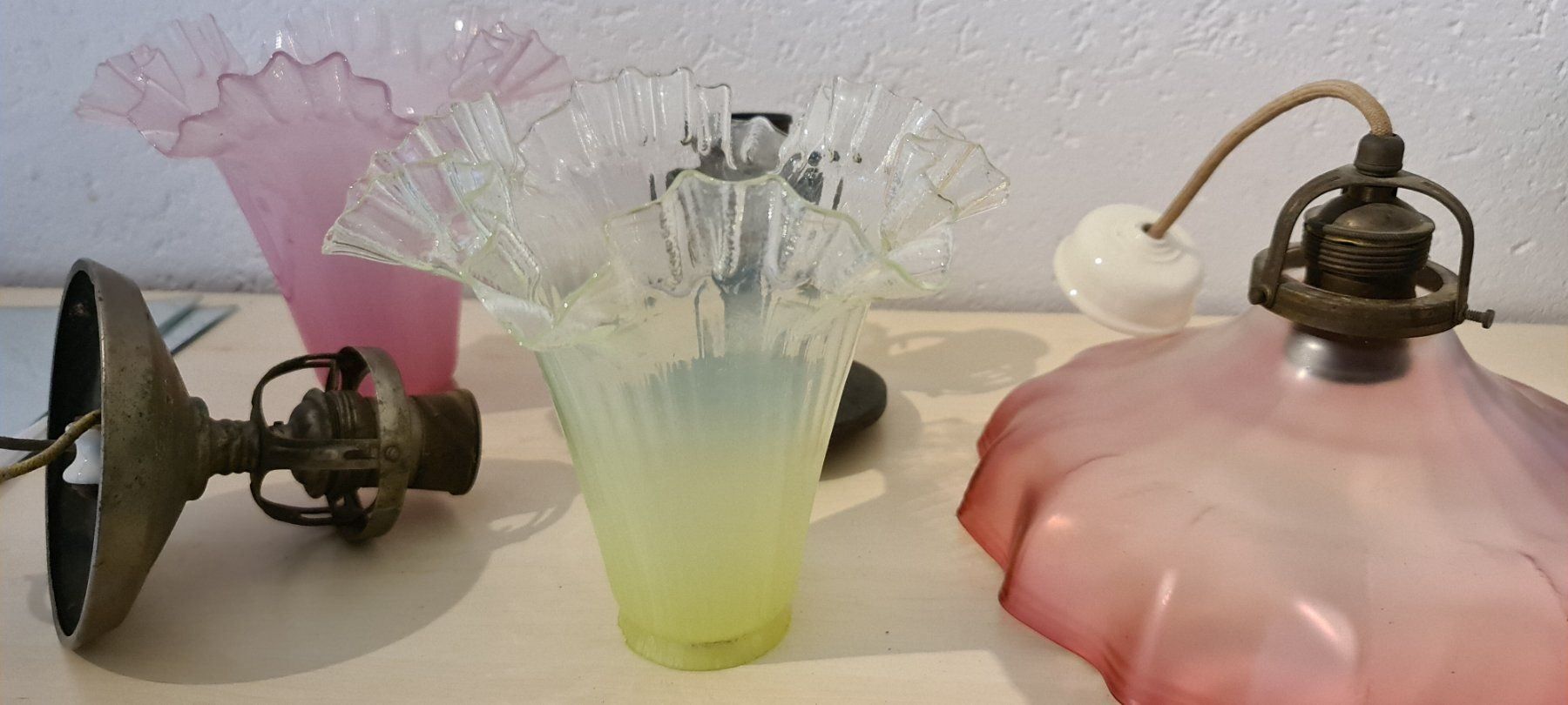 Antike Lampenschirme aus Glas | Kaufen auf Ricardo