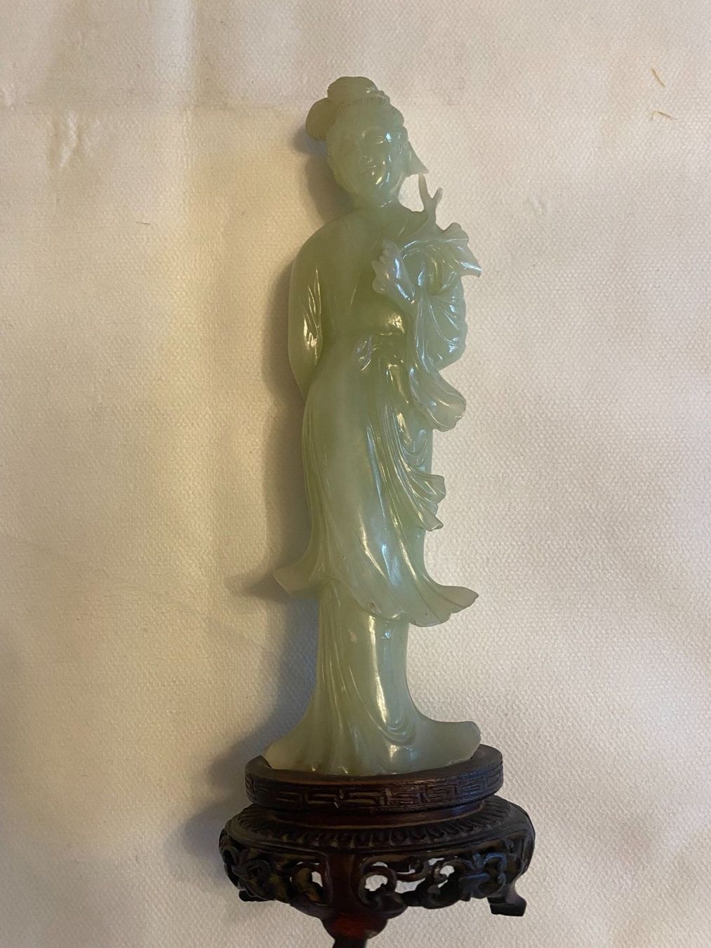 Statuette chinoise en jade sculpté Kaufen auf Ricardo