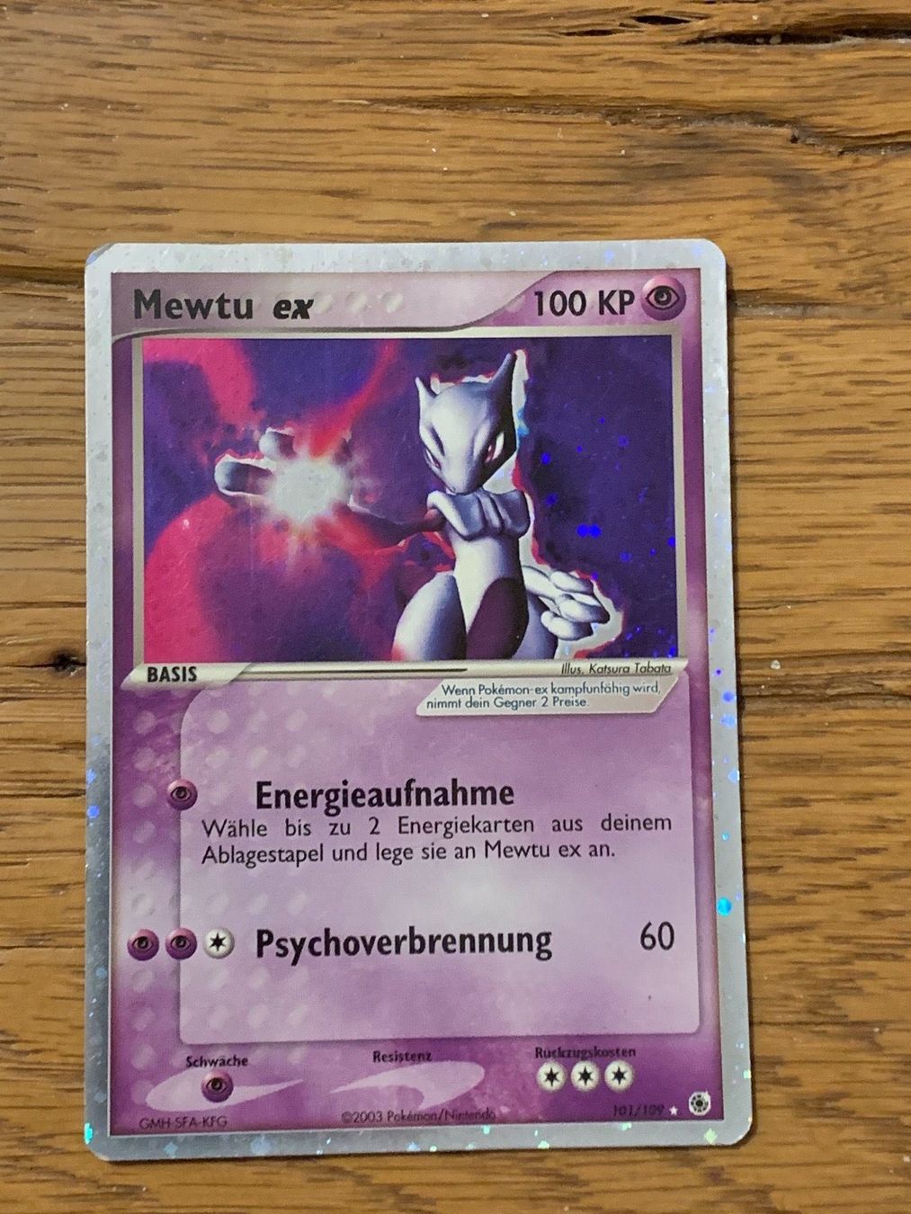 Pokemon Mewtu Ex Holo Karte | Kaufen auf Ricardo